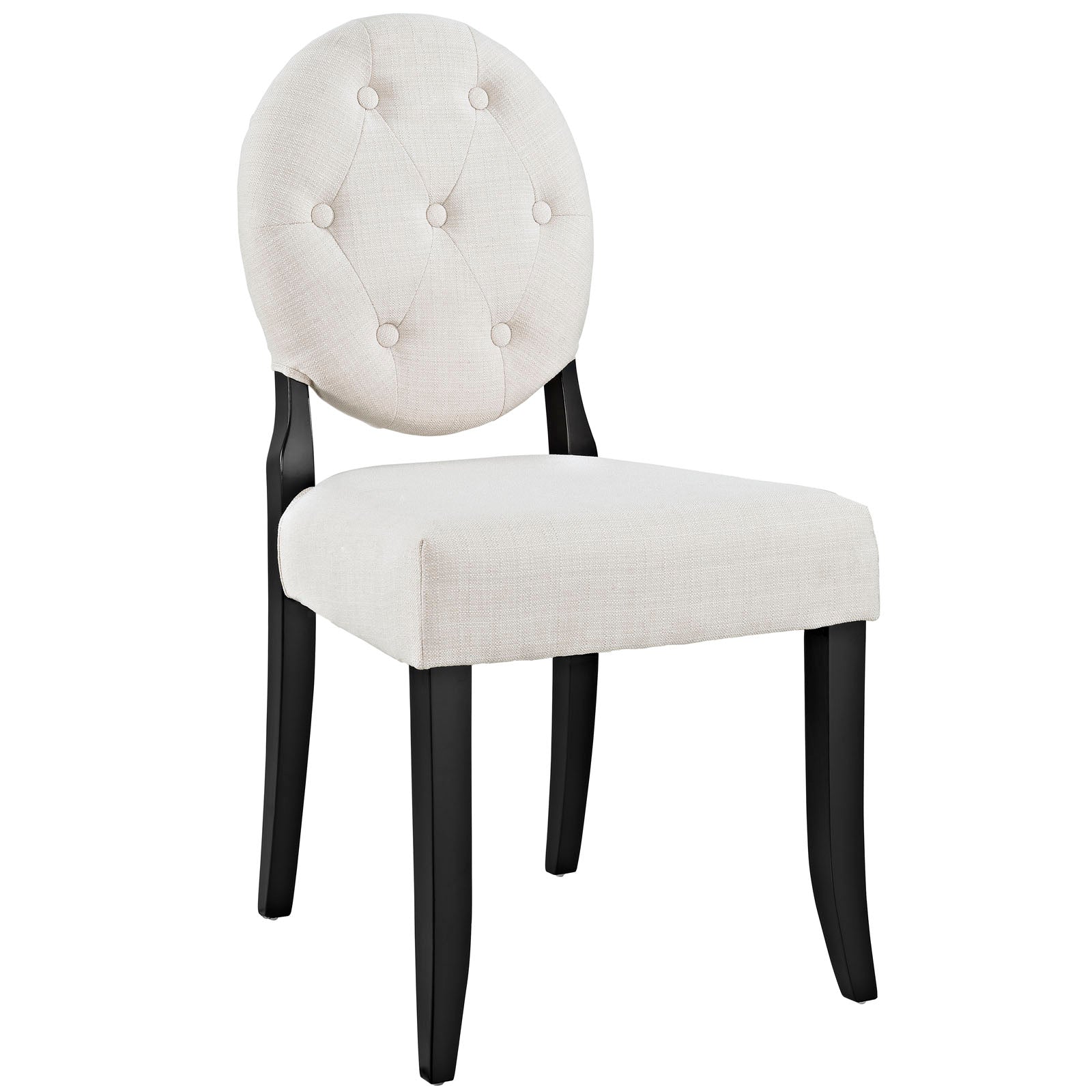 Modway Dining Chairs - Button Dining Chair Beige