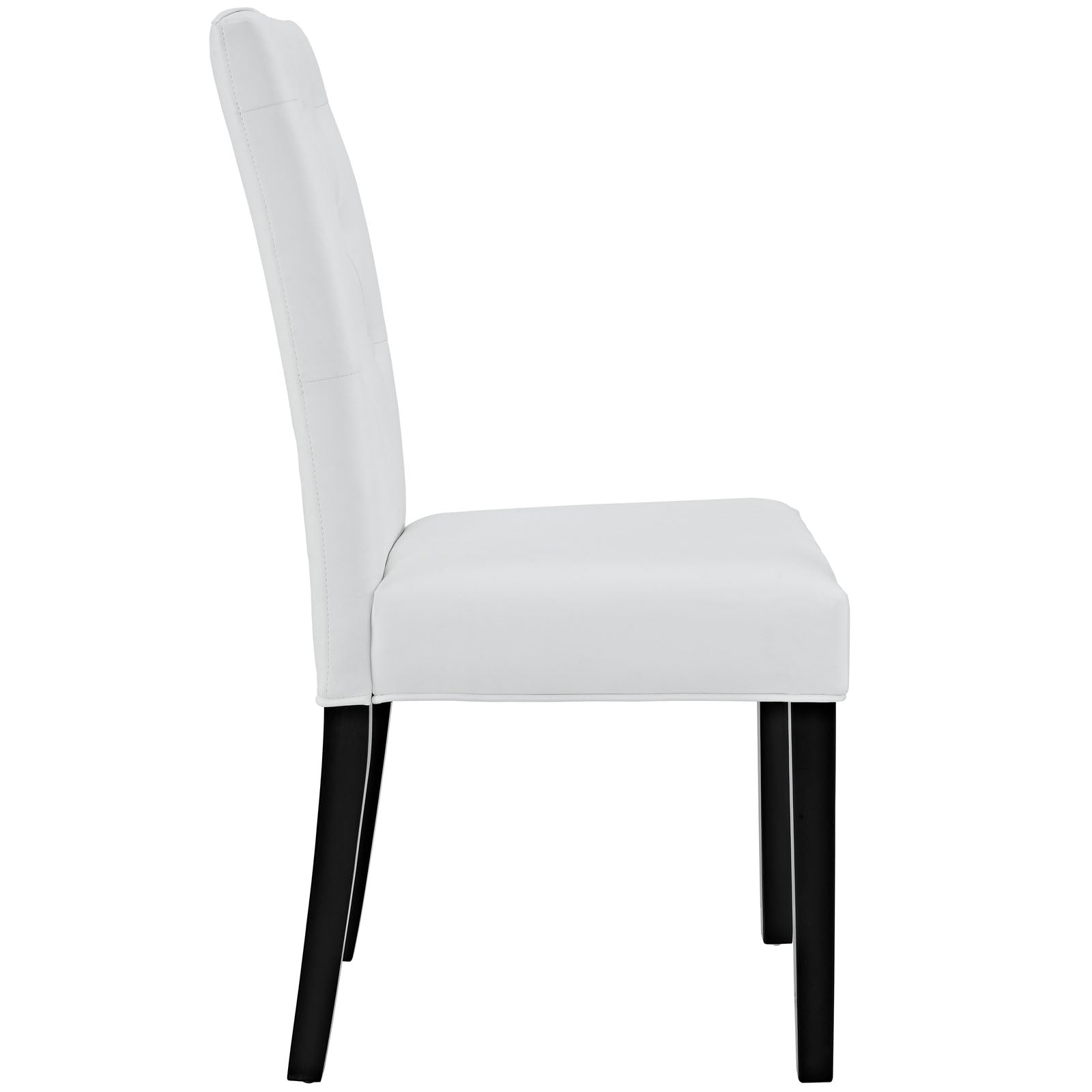 Modway Dining Chairs - Confer Dining Vinyl Side Chair White