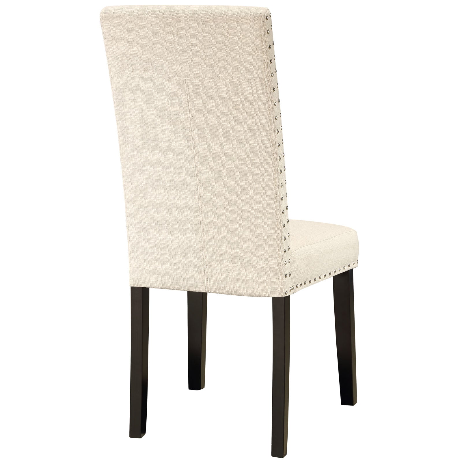 Modway Dining Chairs - Parcel Dining Upholstered Fabric Side Chair Beige