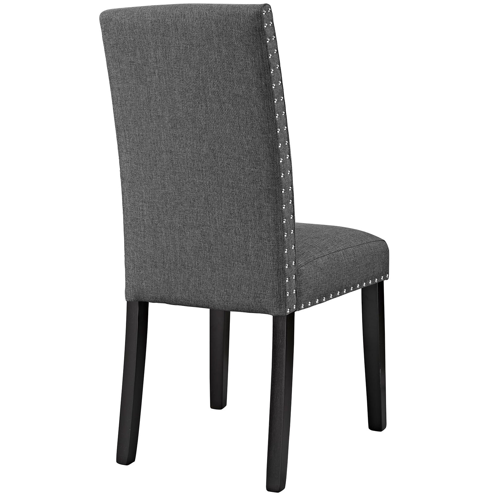 Modway Dining Chairs - Parcel Dining Upholstered Fabric Side Chair Gray