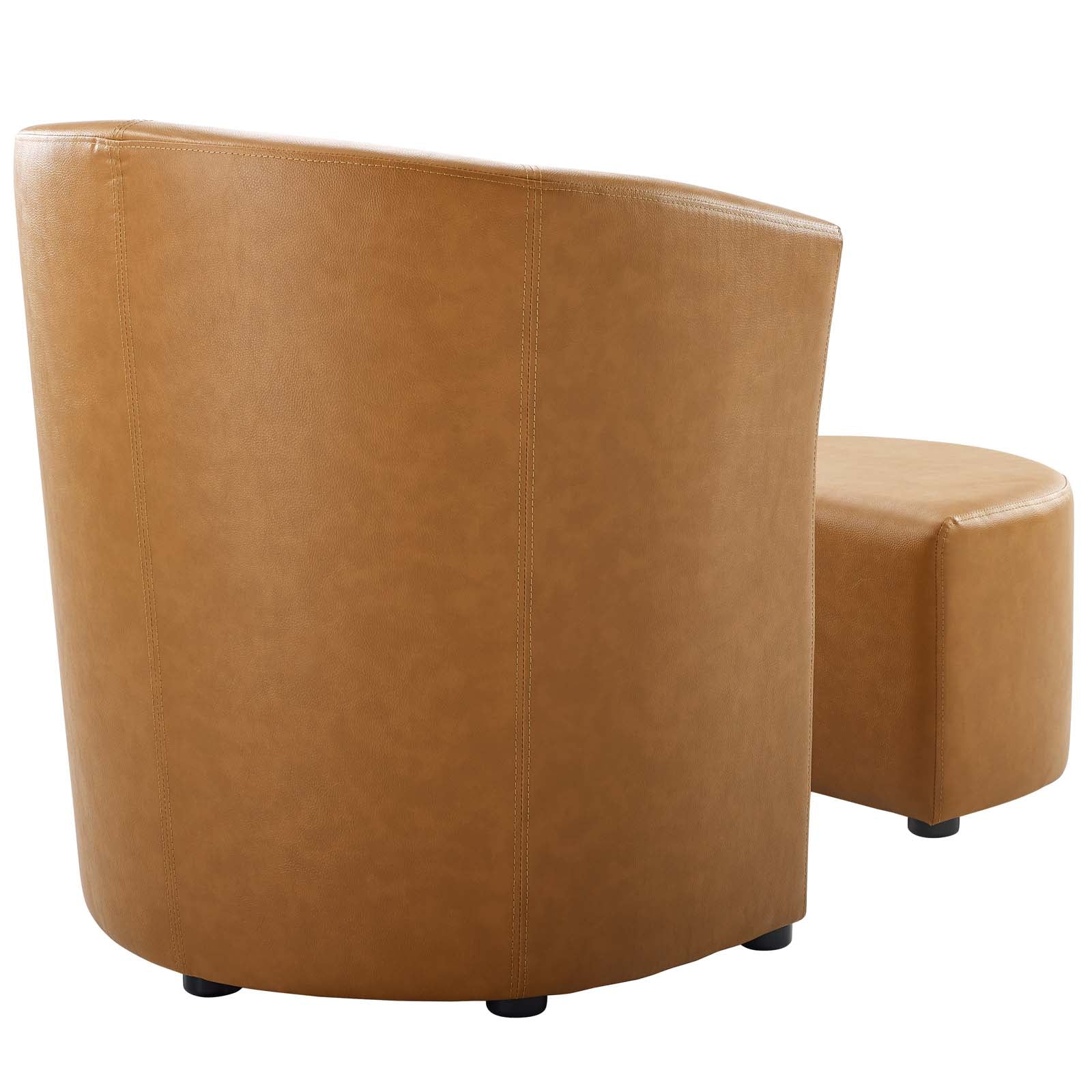 Modway Living Room Sets - Divulge Armchair and Ottoman Tan