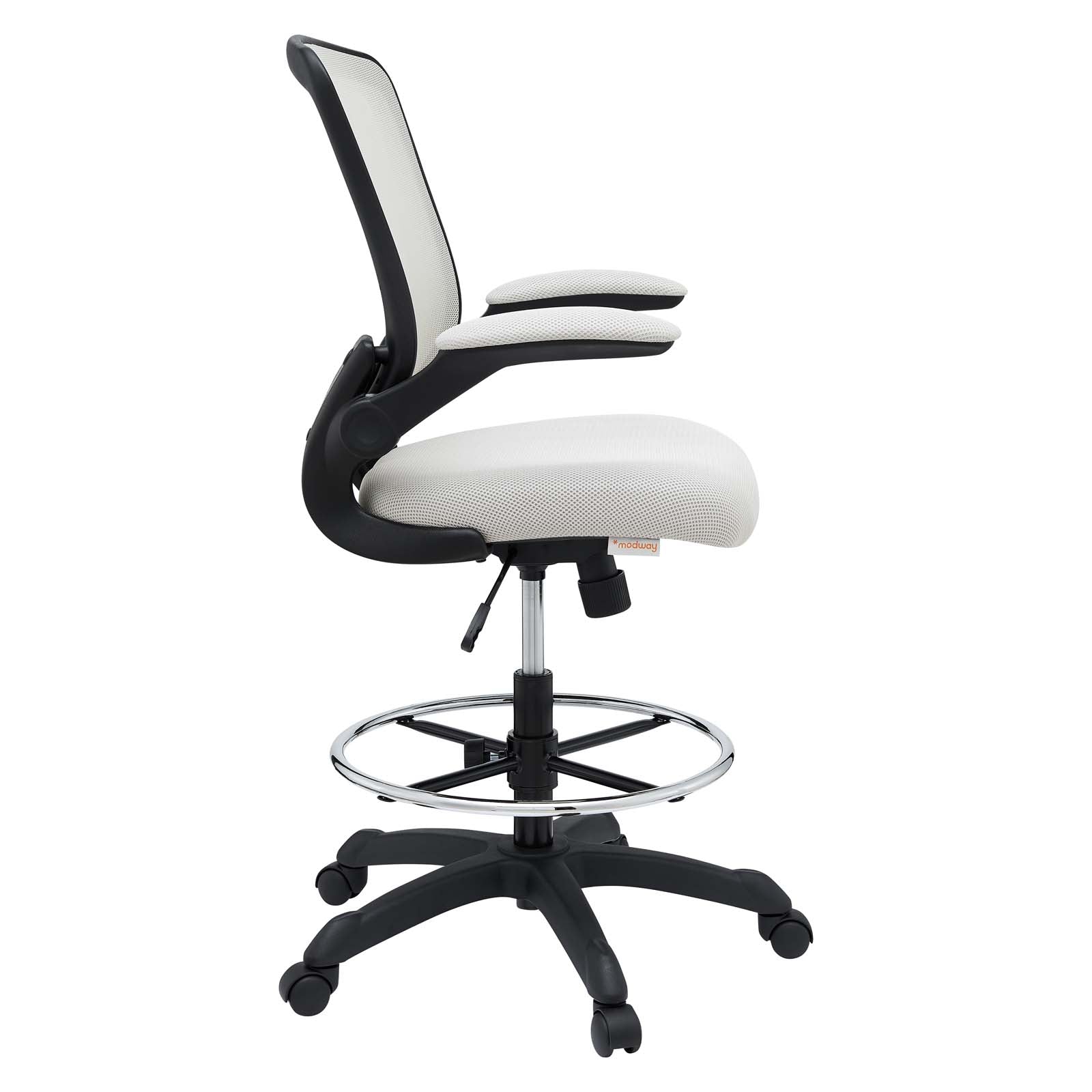 Modway Task Chairs - Veer Drafting Chair Gray