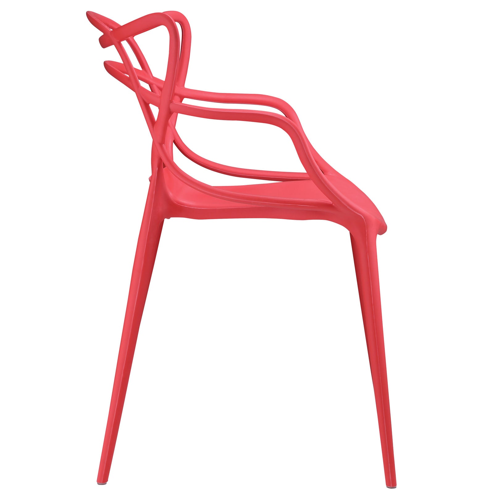 Modway Dining Chairs - Entangled Dining Armchair Red