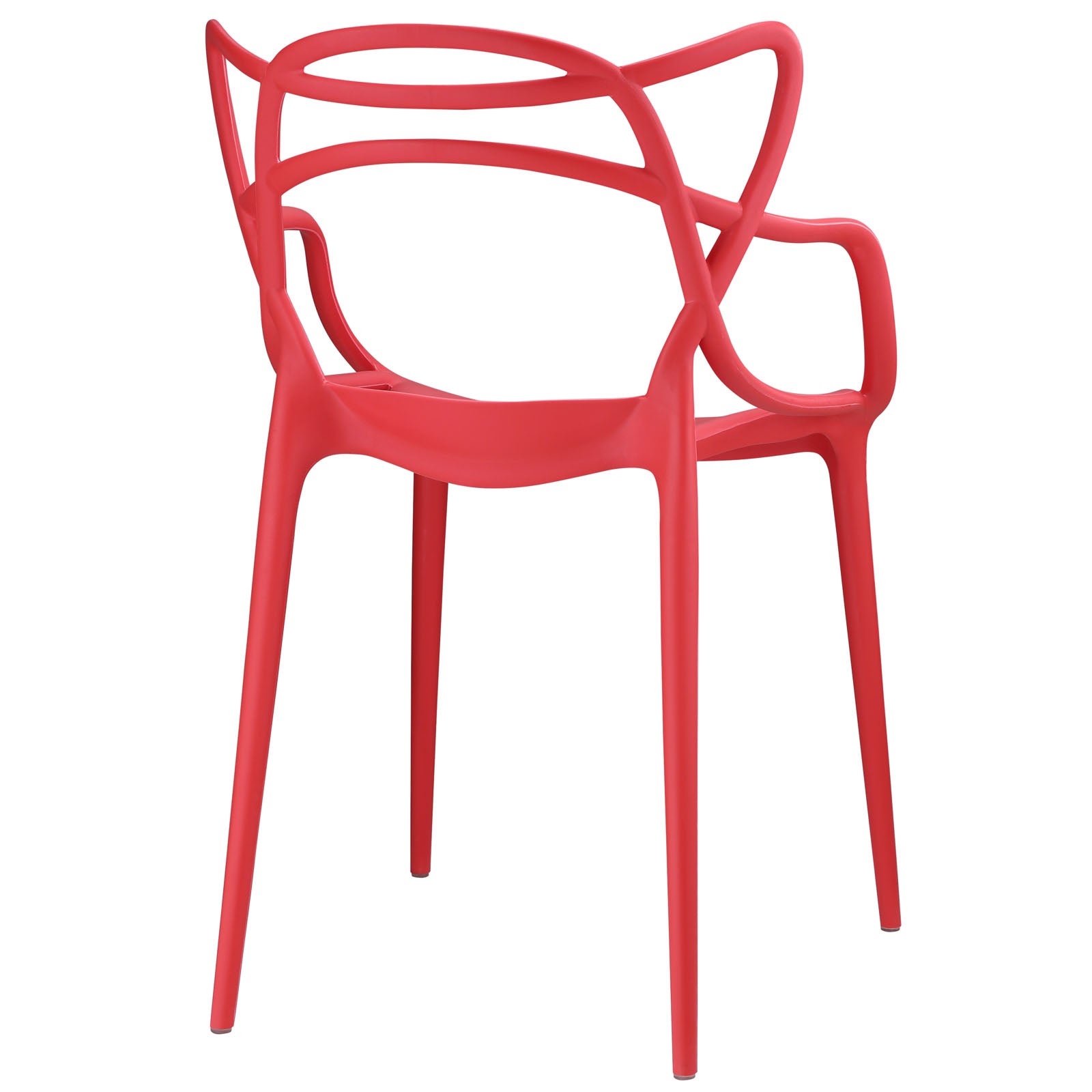 Modway Dining Chairs - Entangled Dining Armchair Red