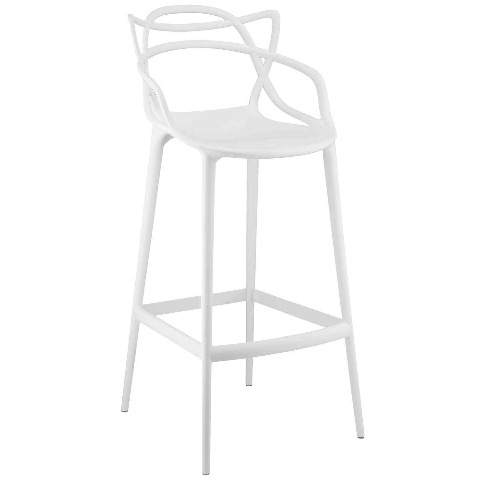 Modway Barstools - Entangled Bar Stool White