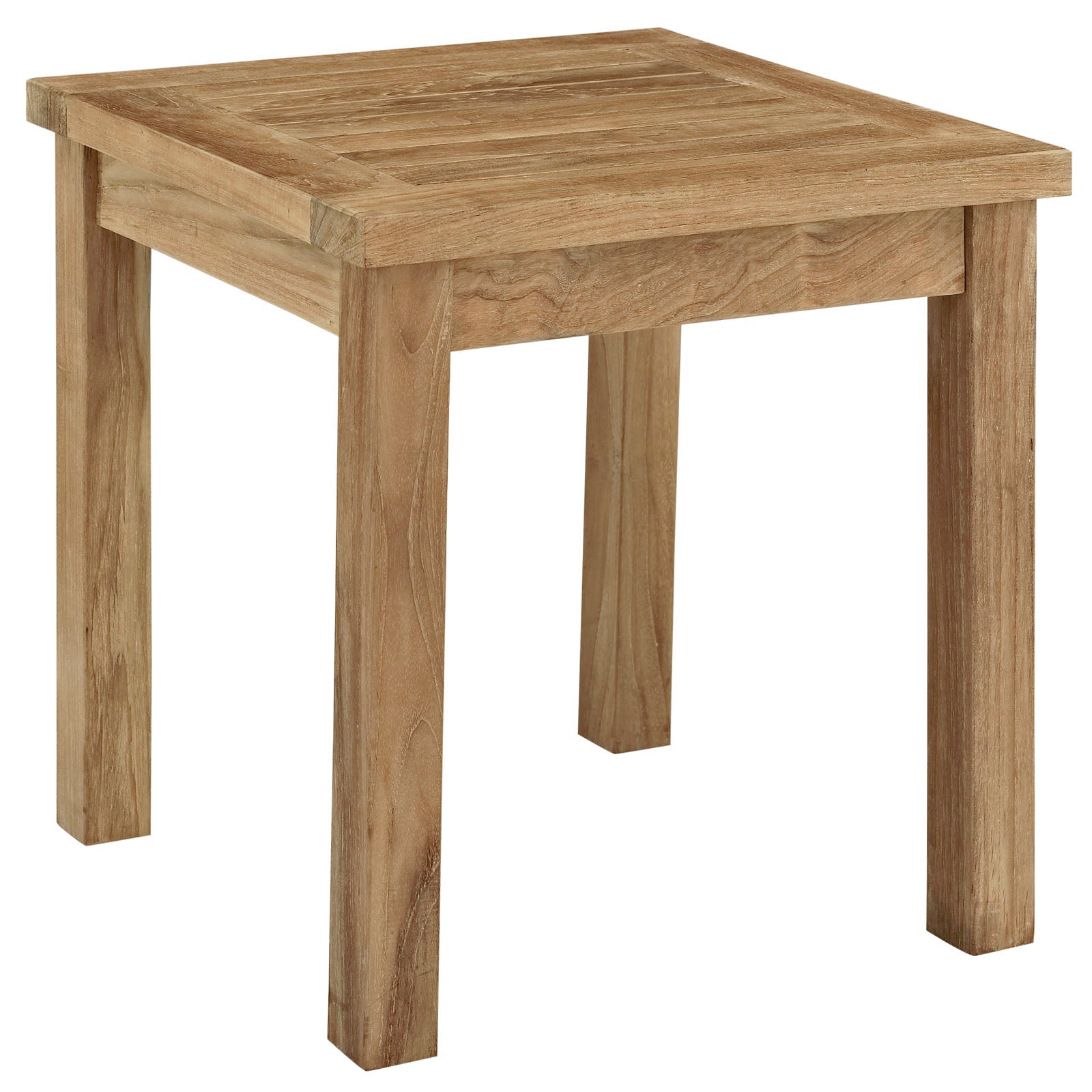 Modway Outdoor Conversation Sets - Marina 3 Piece Outdoor 84.5"W Patio Teak Set Natural White