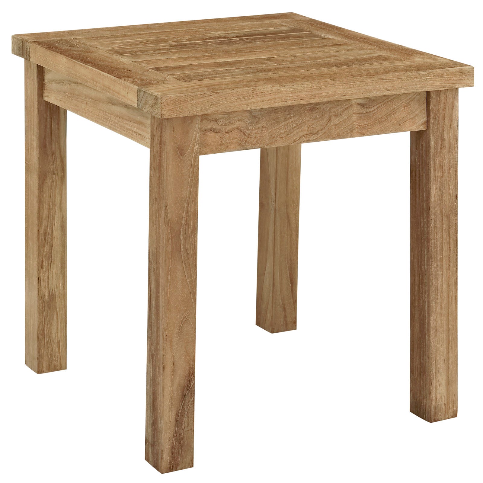 Modway Outdoor Conversation Sets - Marina 3 Piece Outdoor 84.5"W Patio Teak Set Natural White