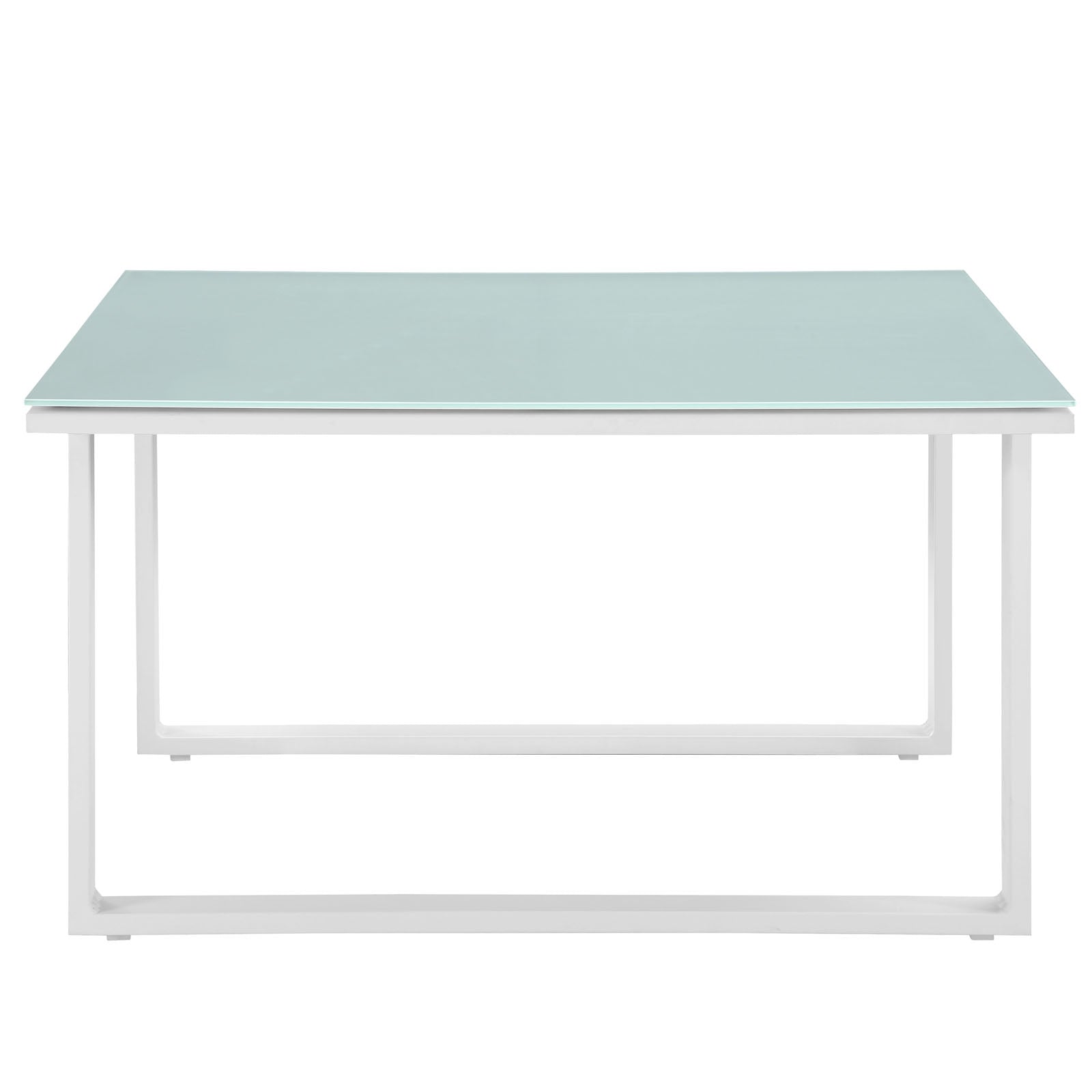 Modway Outdoor Side Tables - Fortuna Outdoor Patio Side Table White