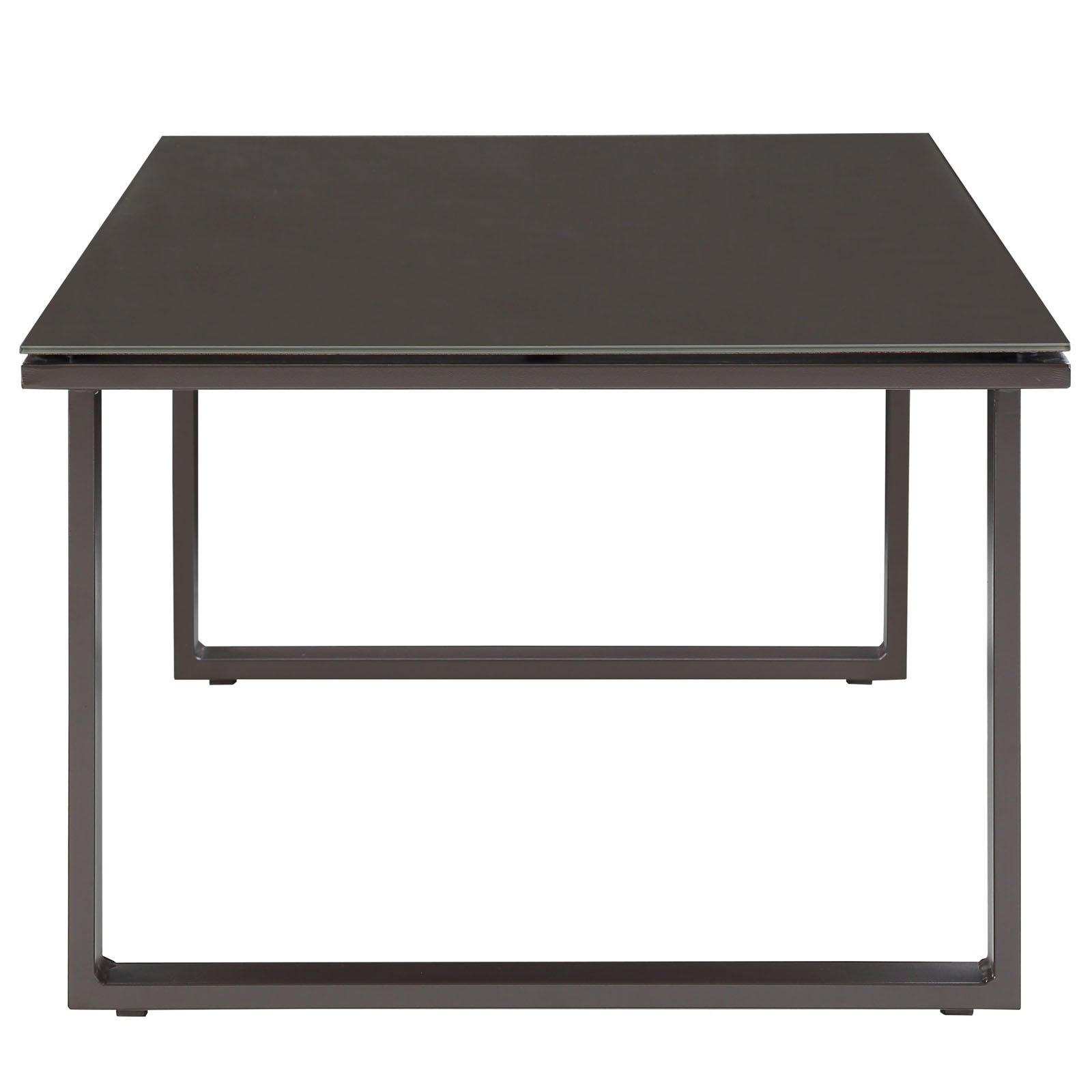 Modway Outdoor Coffee Tables - Fortuna Outdoor Coffee Table Brown