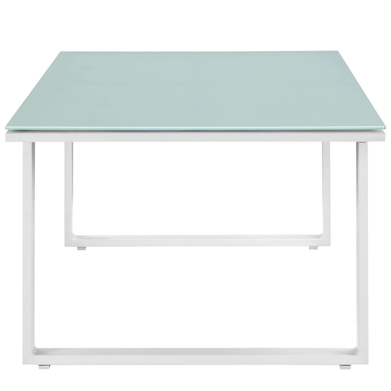Modway Outdoor Coffee Tables - Fortuna Outdoor Patio Coffee Table White