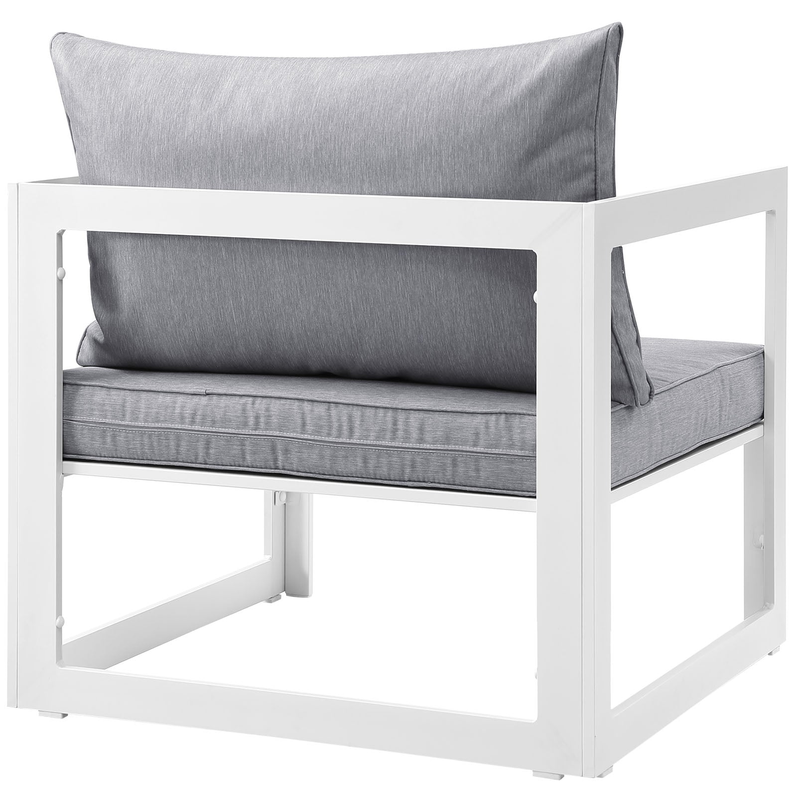 Modway Outdoor Chairs - Fortuna Outdoor Armchair White & Gray