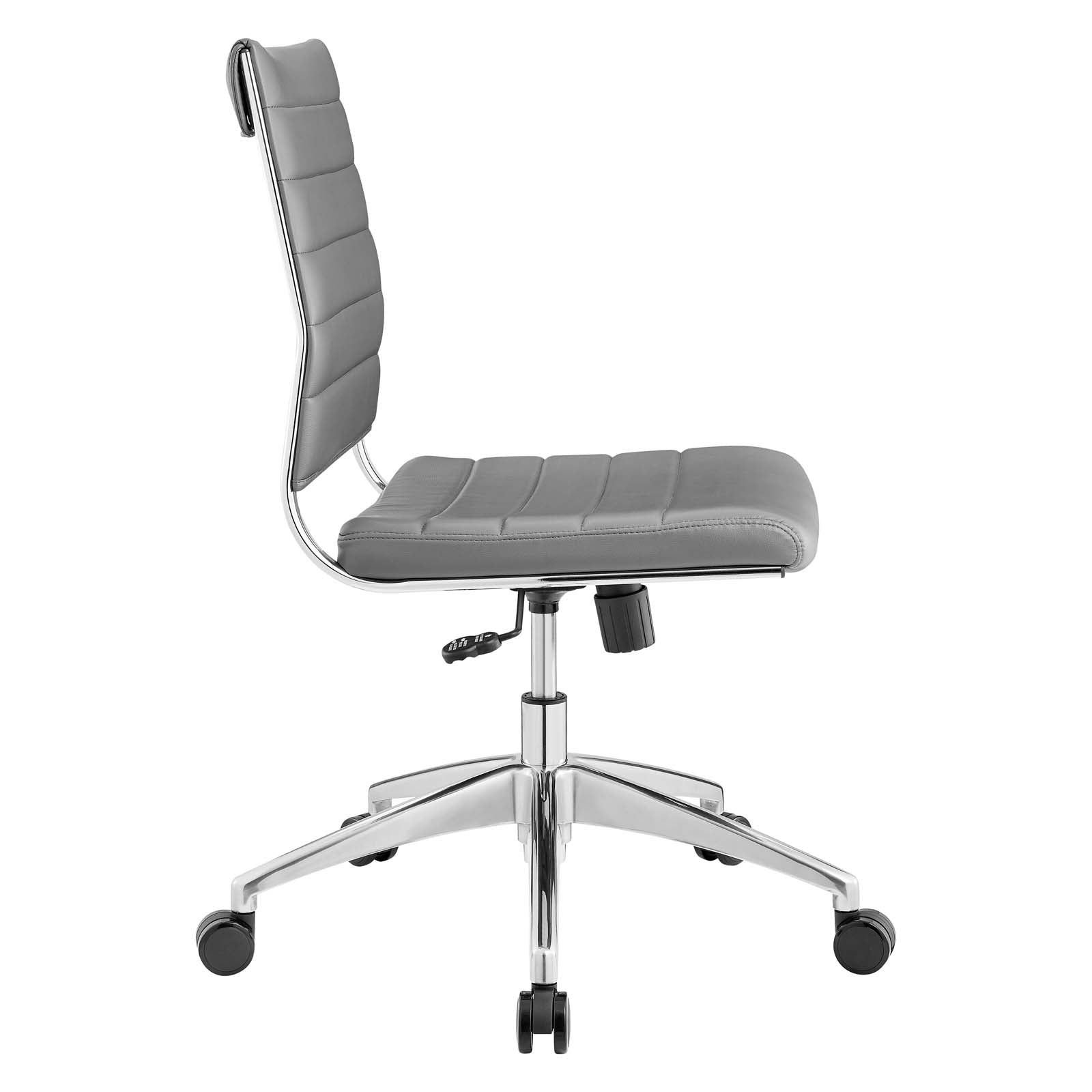 Modway Task Chairs - Jive Armless Mid Back Office Chair Gray
