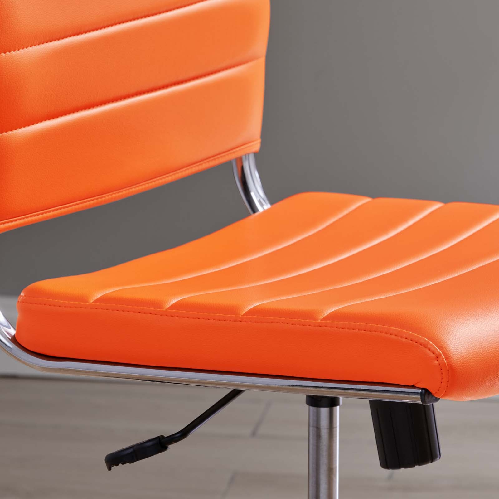 Modway Task Chairs - Jive Armless Mid Back Office Chair Orange