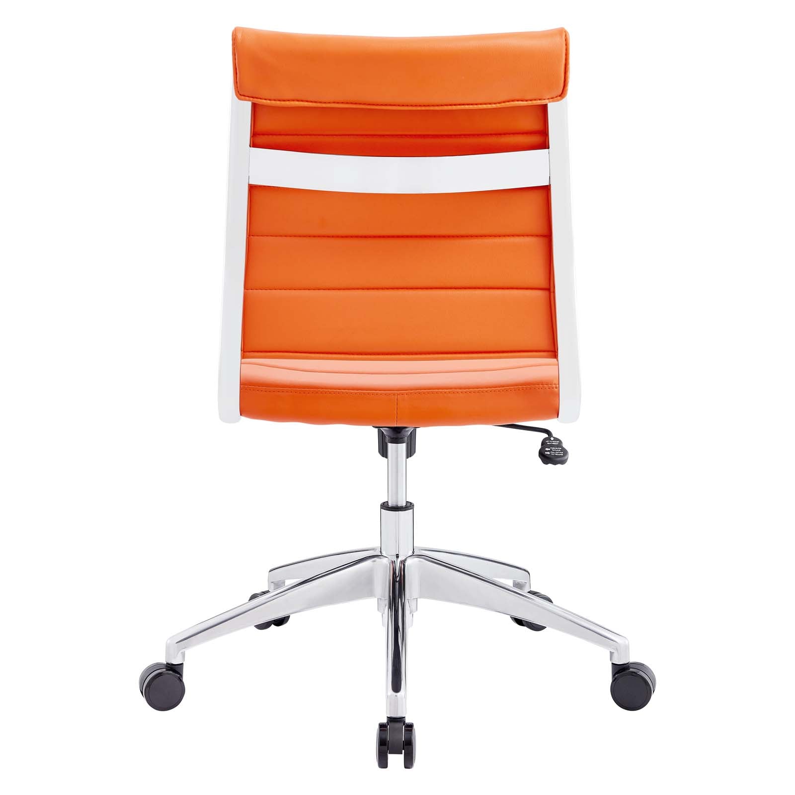 Modway Task Chairs - Jive Armless Mid Back Office Chair Orange