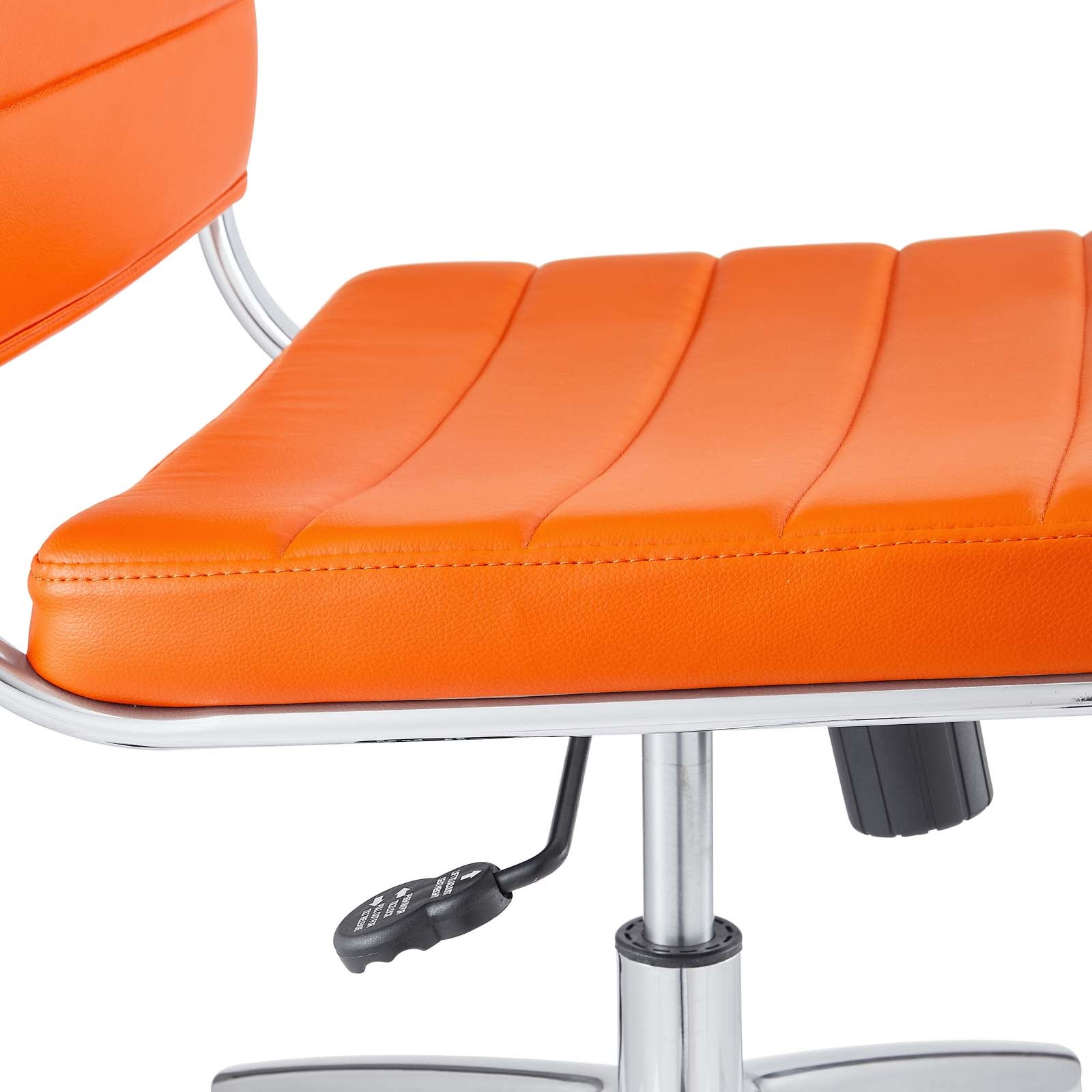 Modway Task Chairs - Jive Armless Mid Back Office Chair Orange