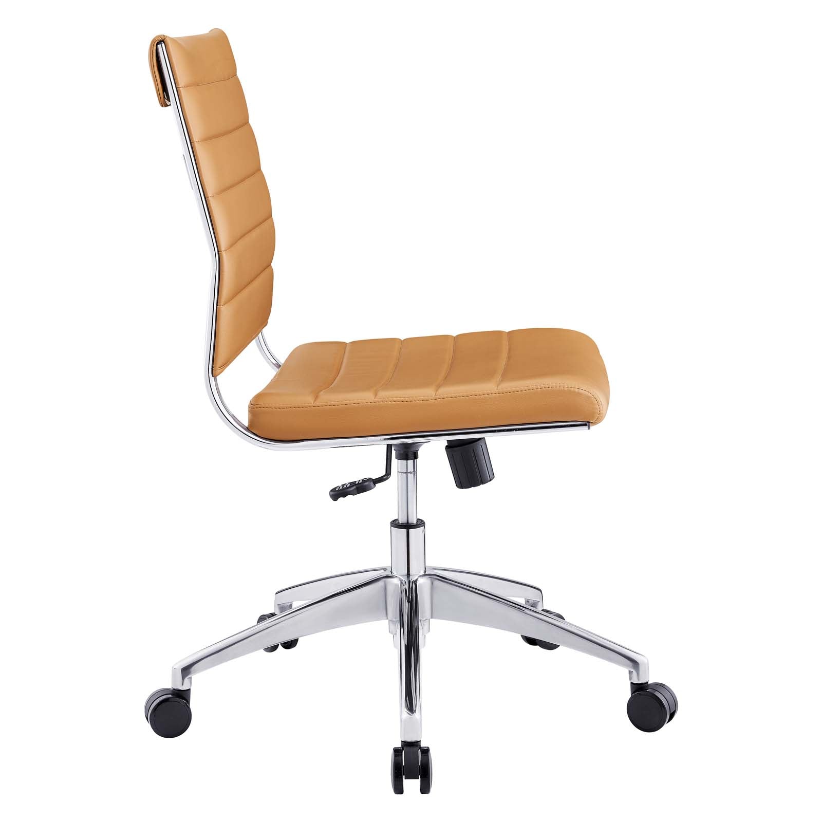 Modway Task Chairs - Jive-Armless-Mid-Back-Office-Chair-Tan