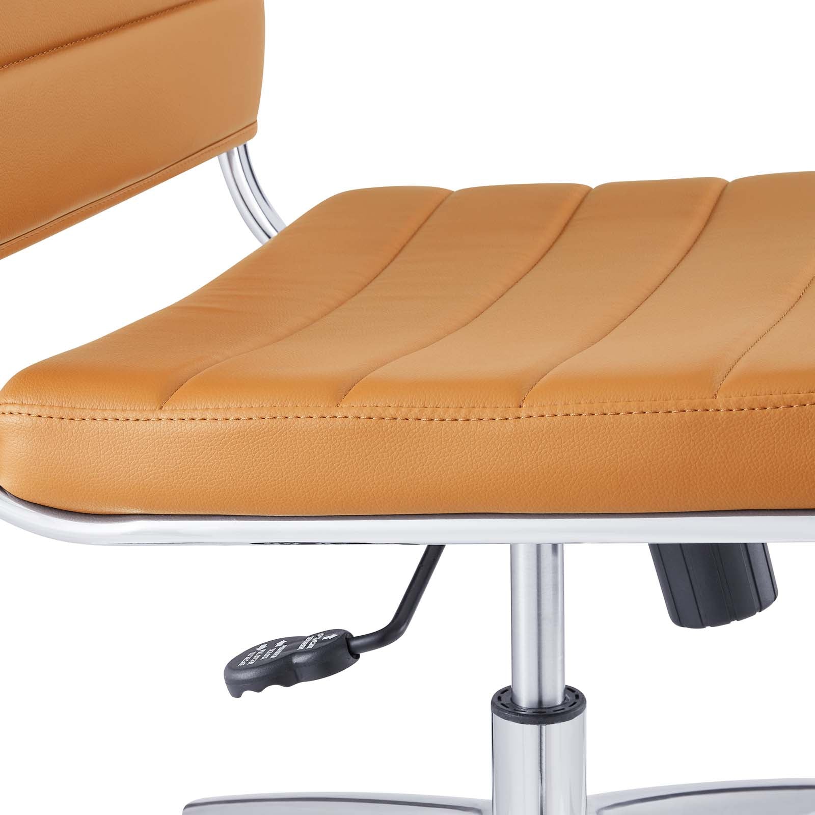 Modway Task Chairs - Jive-Armless-Mid-Back-Office-Chair-Tan