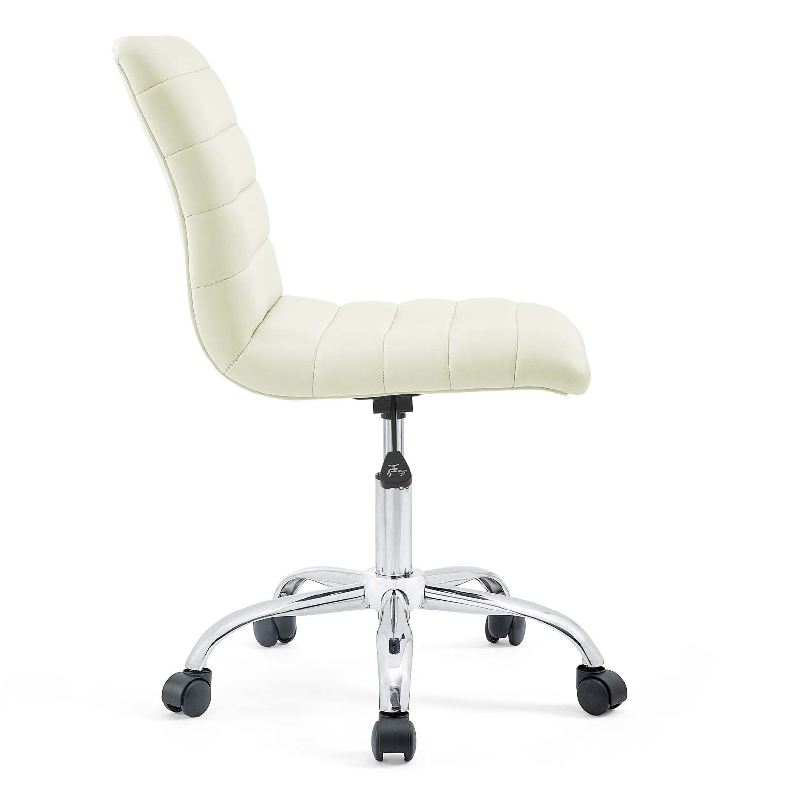 Modway Task Chairs - Ripple Armless Mid Back Office Chair White