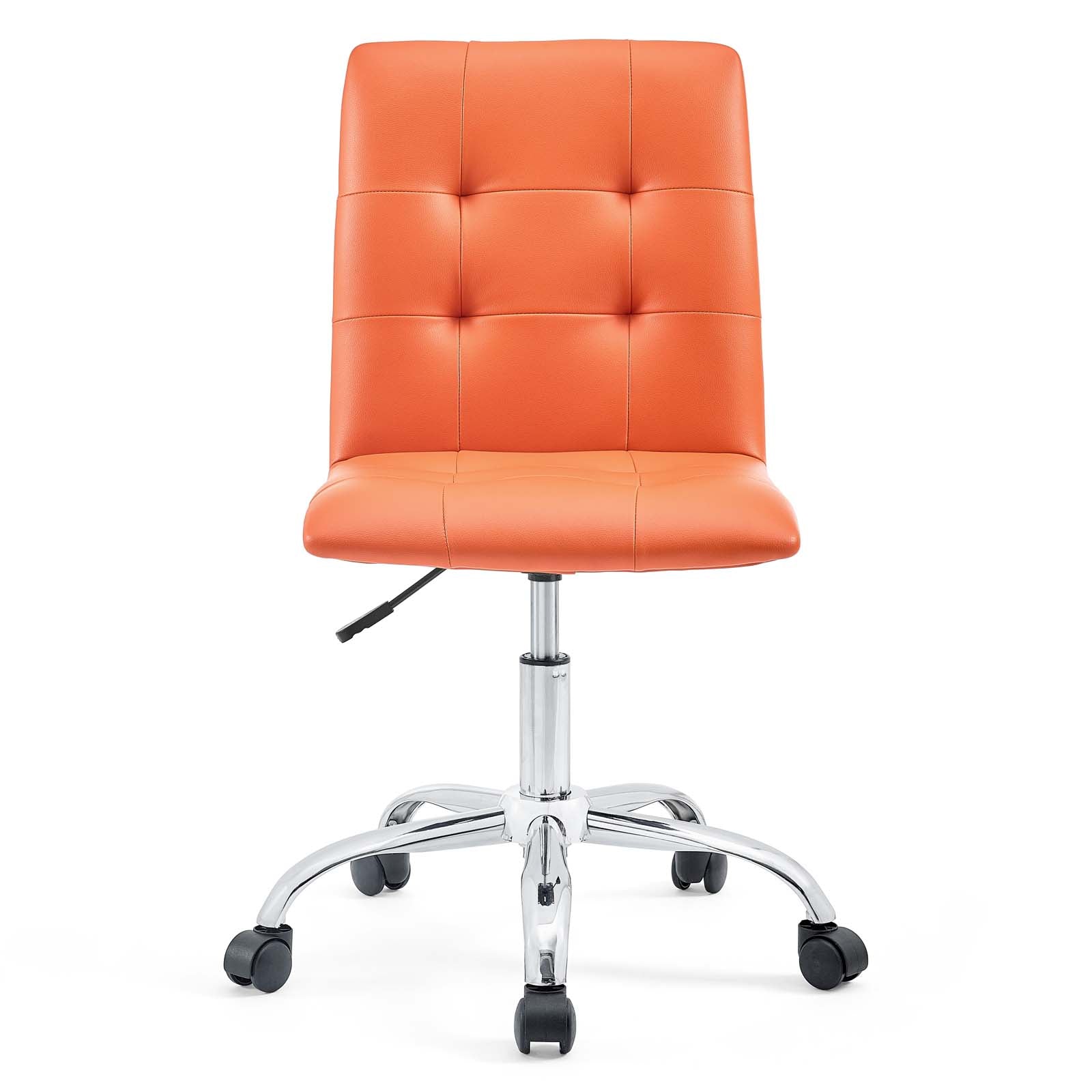 Modway Task Chairs - Prim Armless Mid Back Office Chair Orange