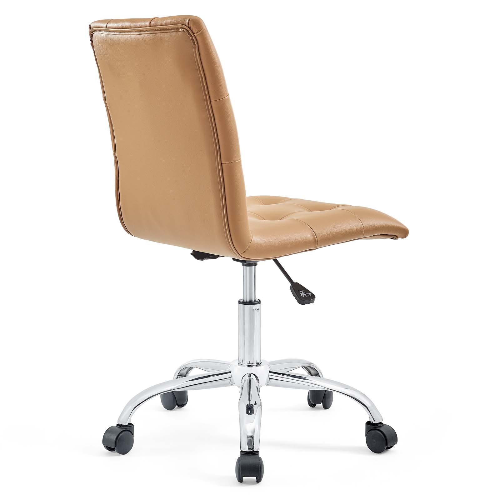 Modway Task Chairs - Prim Armless Mid Back Office Chair Tan