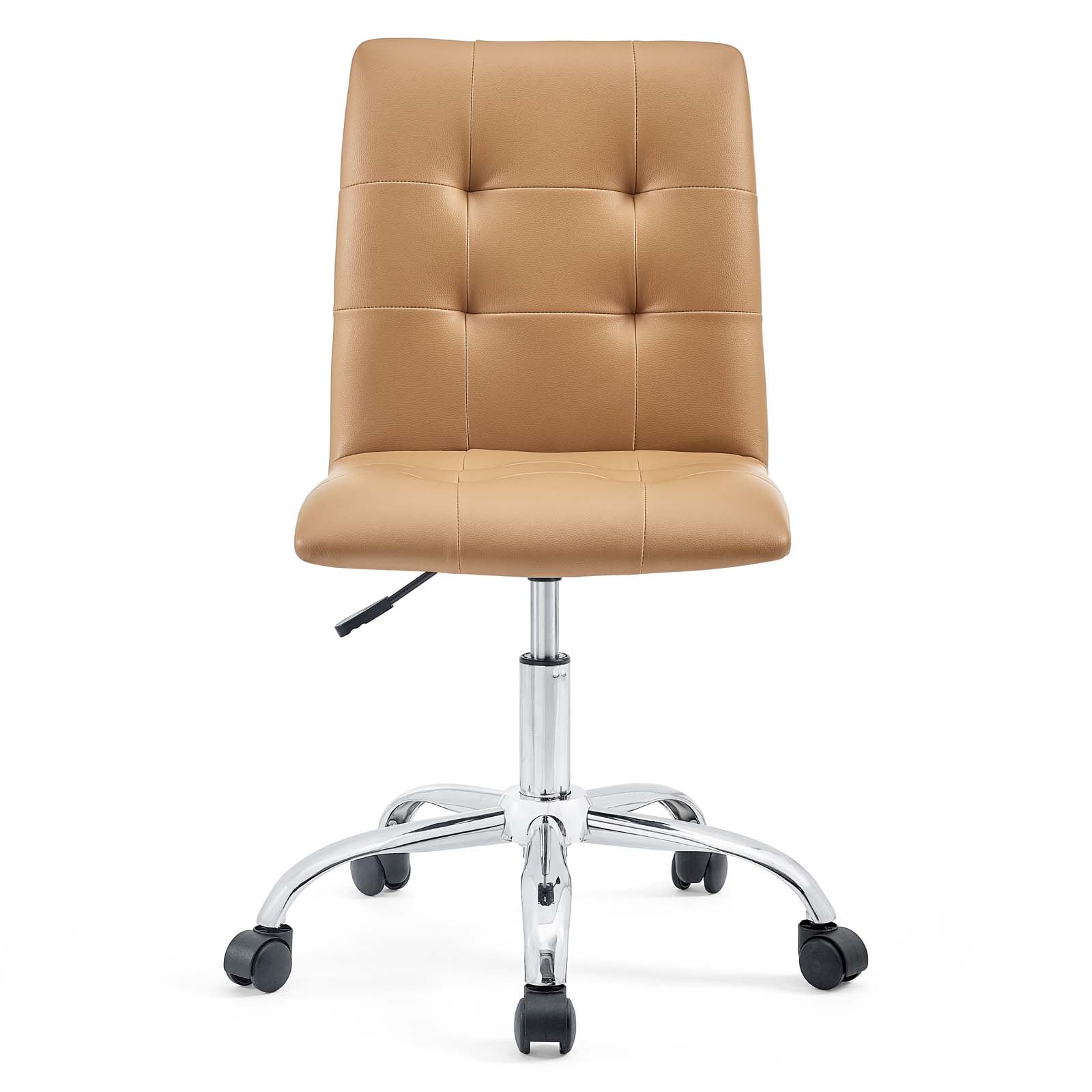 Modway Task Chairs - Prim Armless Mid Back Office Chair Tan