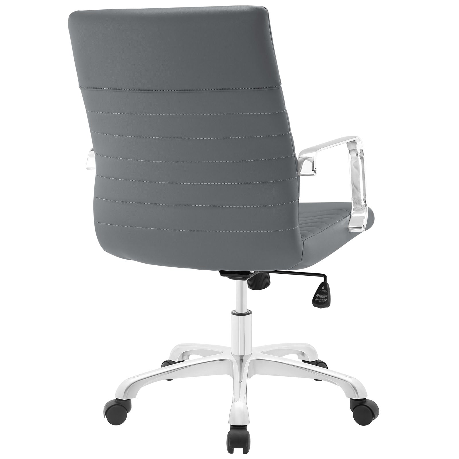 Modway Task Chairs - Finesse Mid Back Office Chair Gray