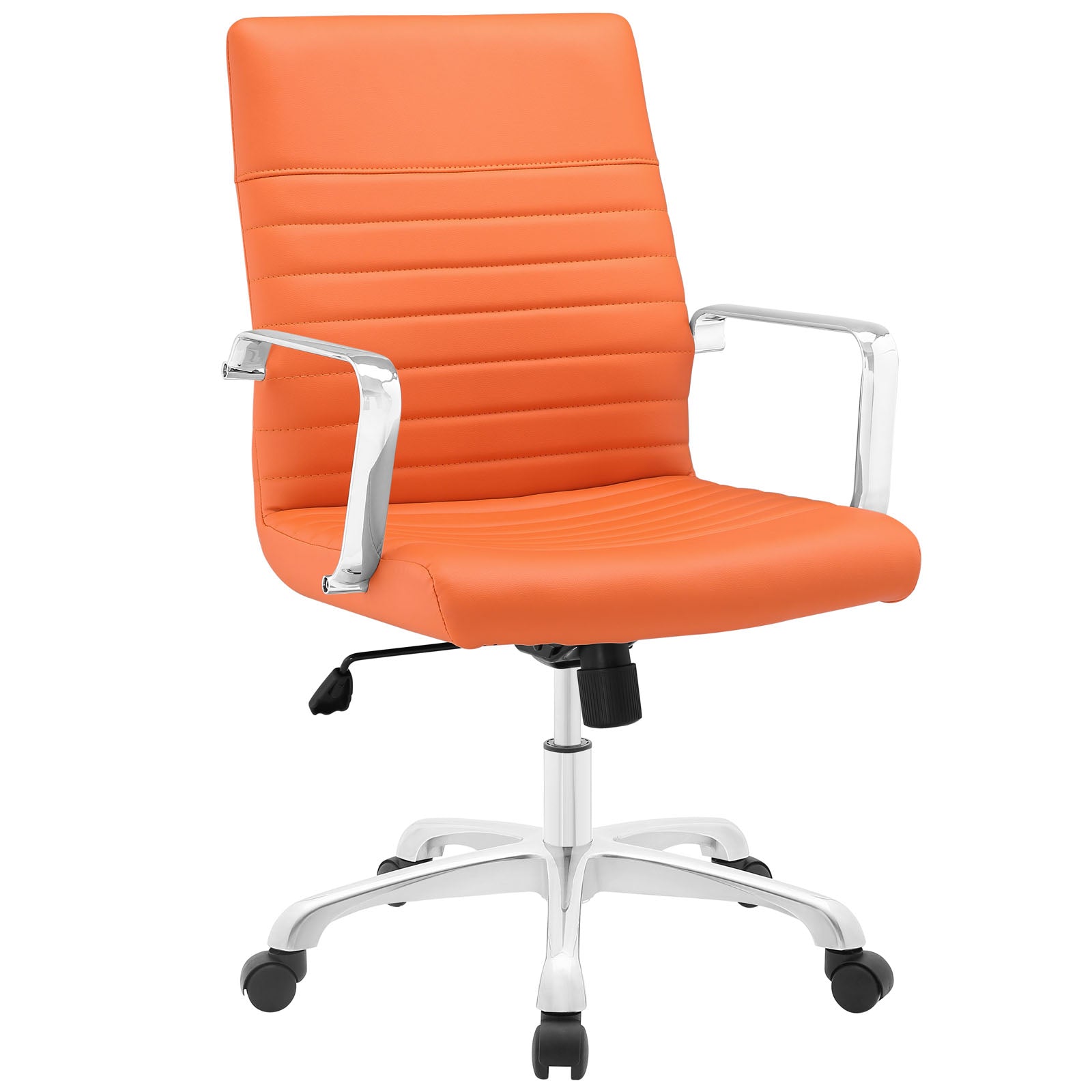 Modway Task Chairs - Finesse Mid Back Office Chair Orange