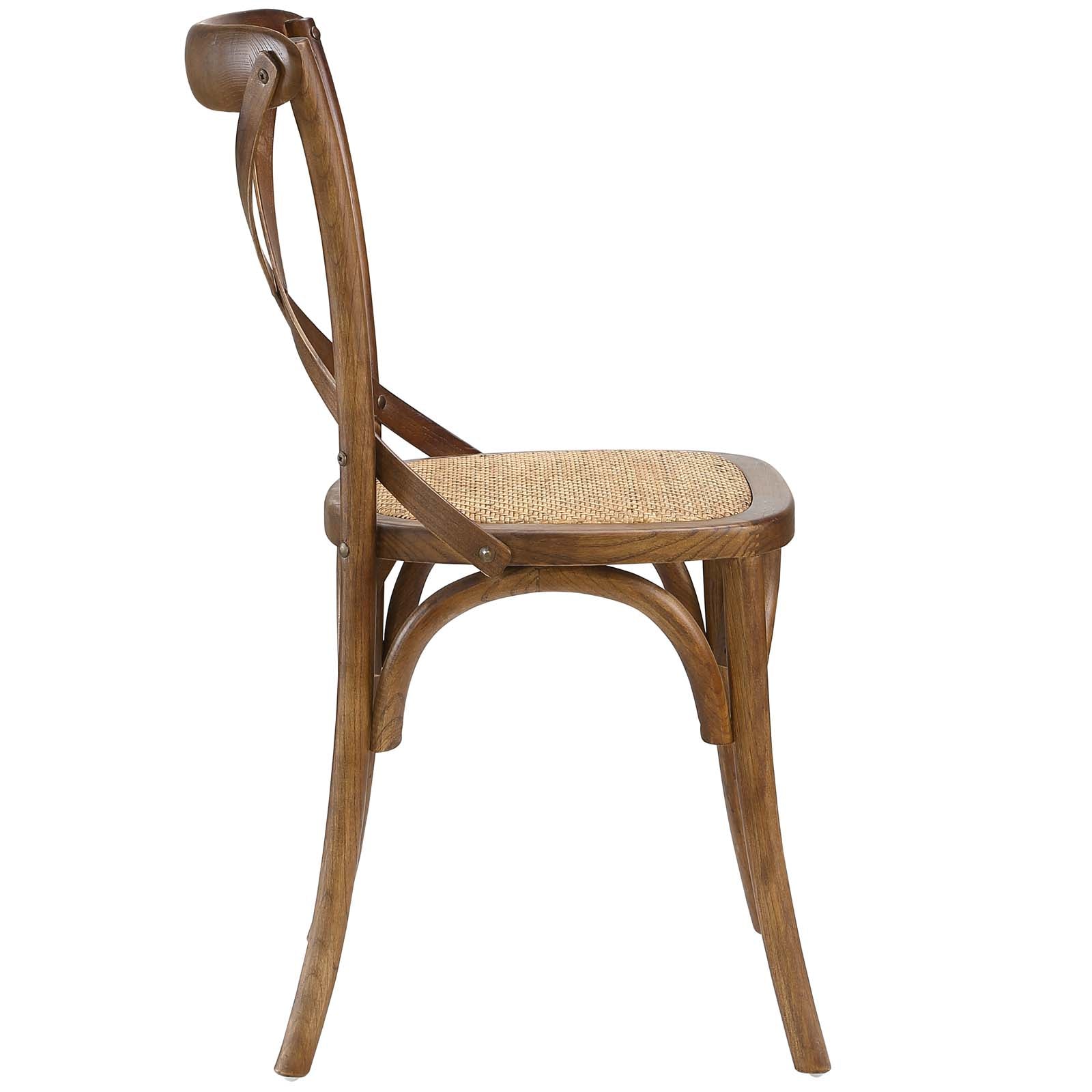 Modway Dining Chairs - Gear Dining Side Chair Walnut