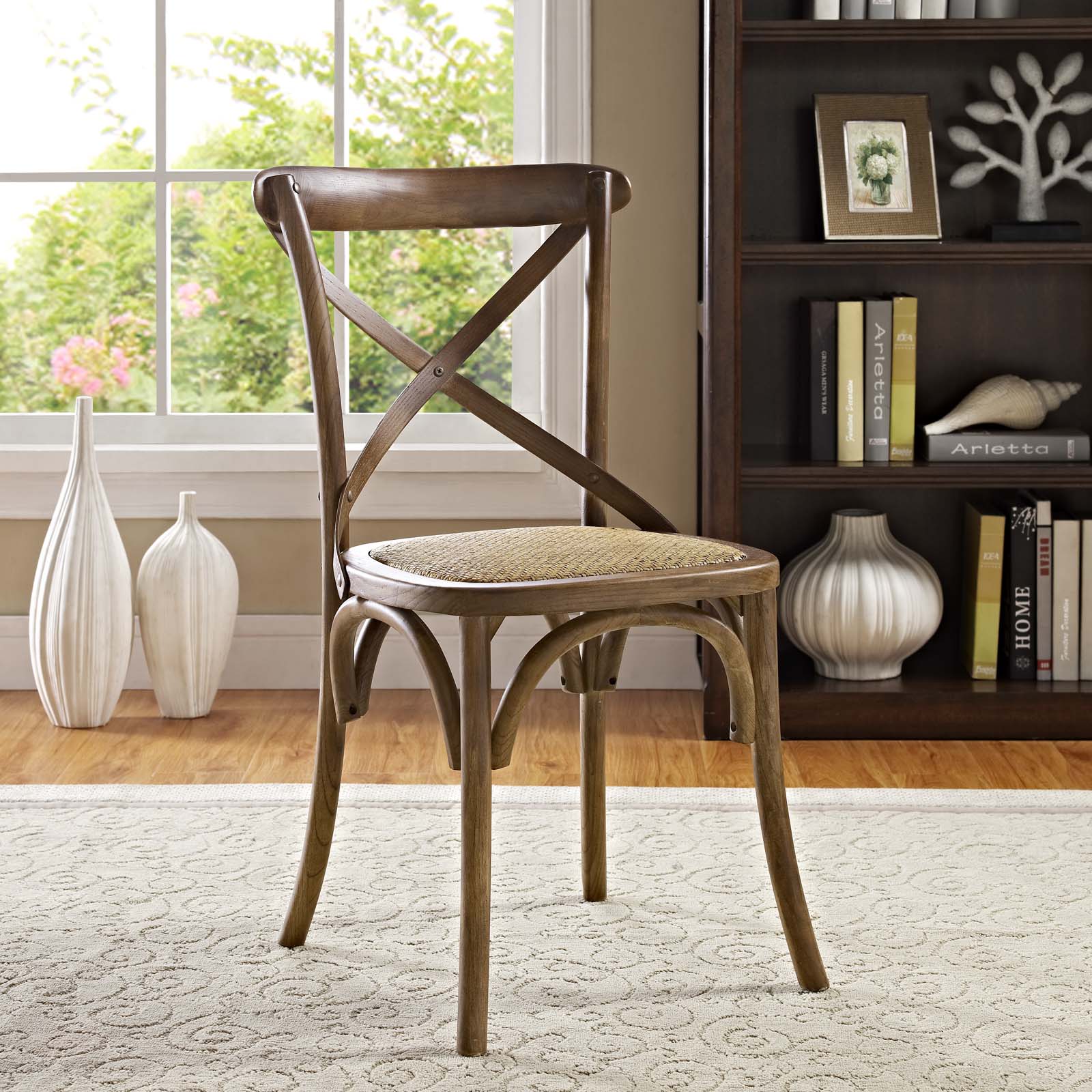 Modway Dining Chairs - Gear Dining Side Chair Walnut