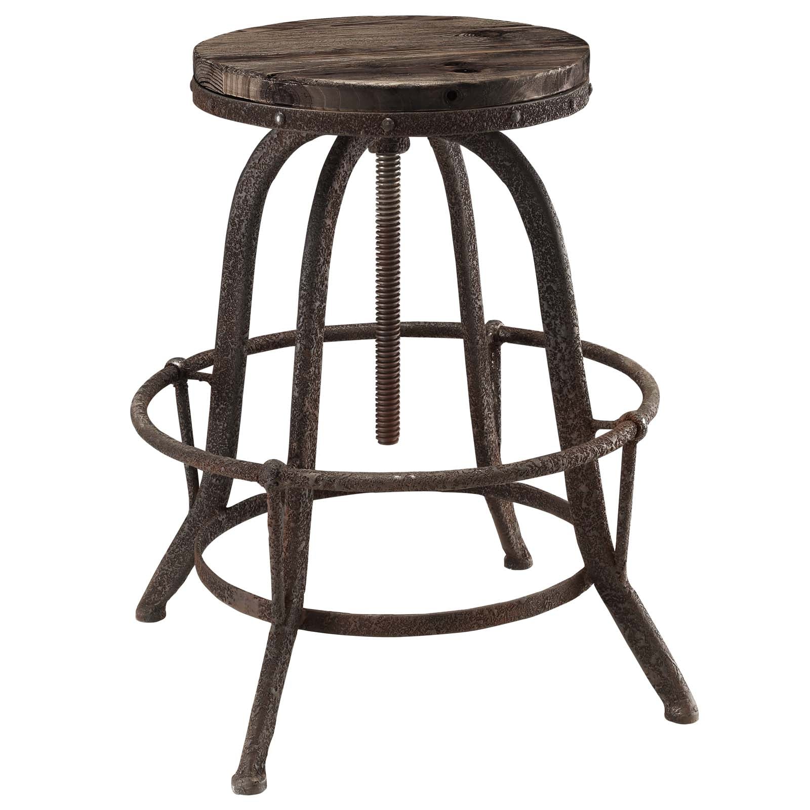 Modway Barstools - Collect Bar Stool Brown (Set of 2)
