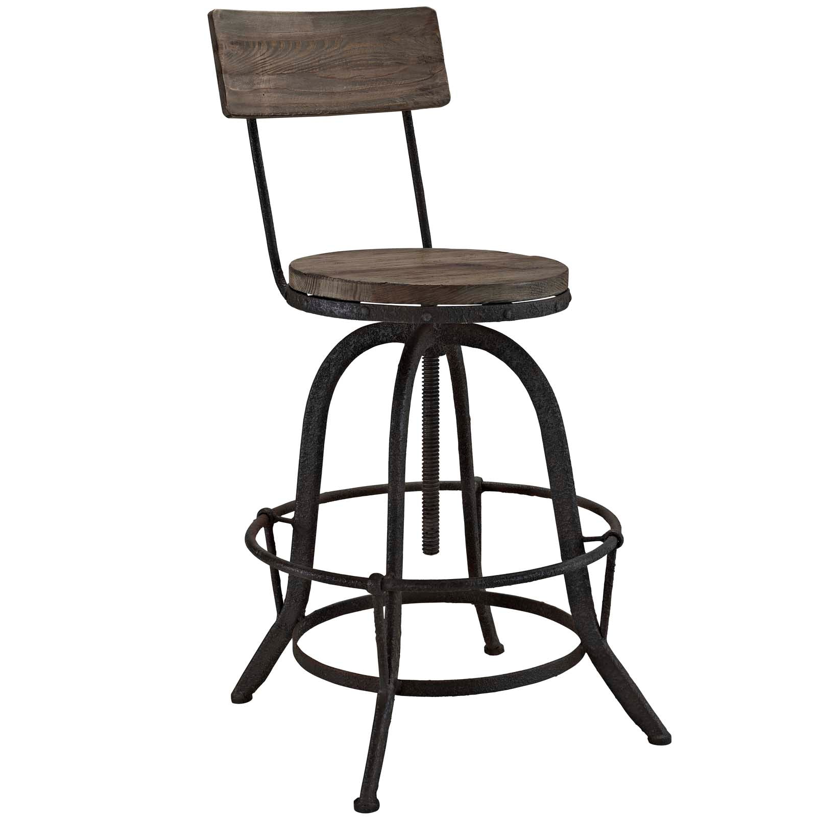 Modway Barstools - Procure Bar Stool Set of 4 Brown