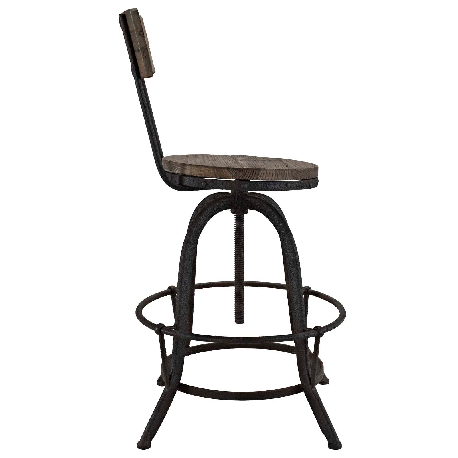 Modway Barstools - Procure Bar Stool Set of 4 Brown