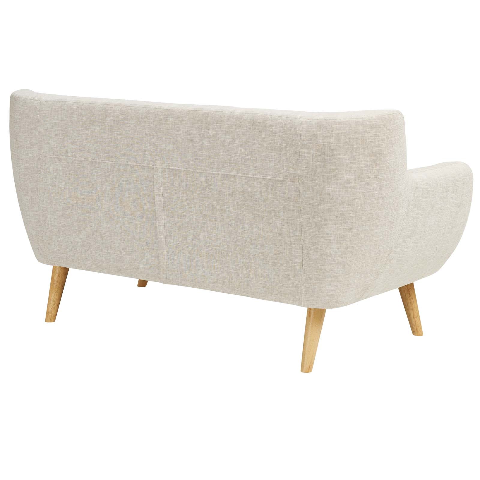 Modway Loveseats - Remark Upholstered Fabric Loveseat Beige