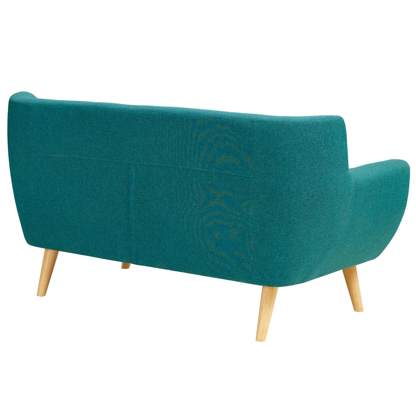 Modway Loveseats - Remark Upholstered Fabric Loveseat Teal