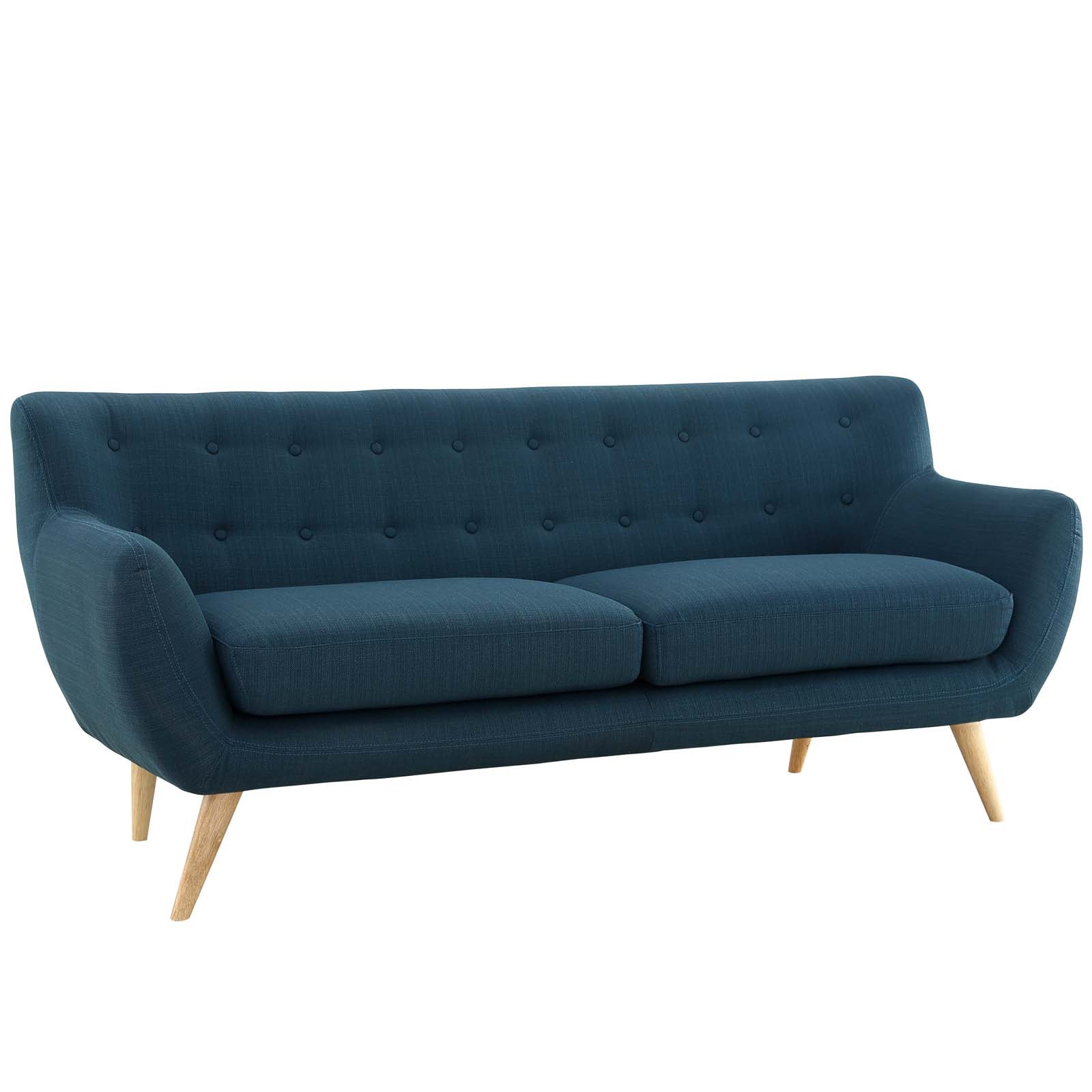 Modway Sofas & Couches - Remark Fabric Sofa Azure