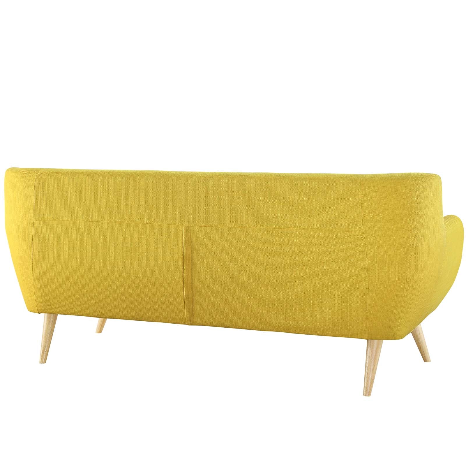 Remark Upholstered Fabric Sofa Sunny