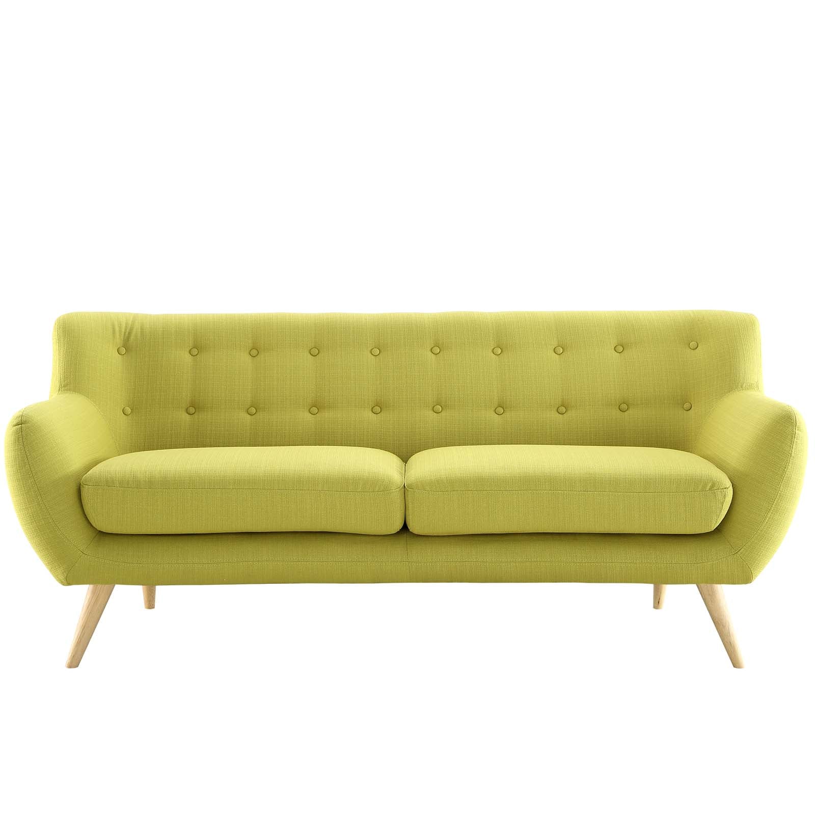 Modway Sofas & Couches - Remark Upholstered Fabric Sofa Wheatgrass