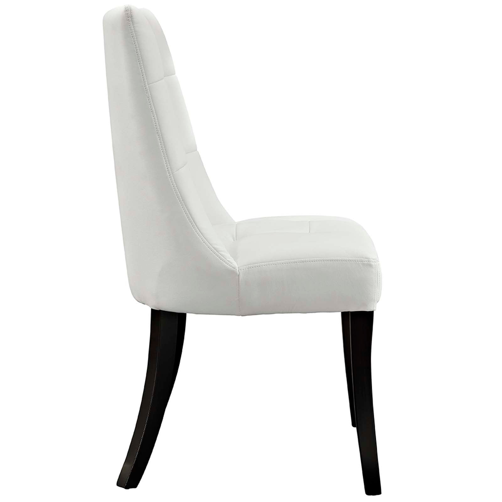 Modway Dining Chairs - Noblesse Dining Chair Vinyl ( Set of 4 ) White