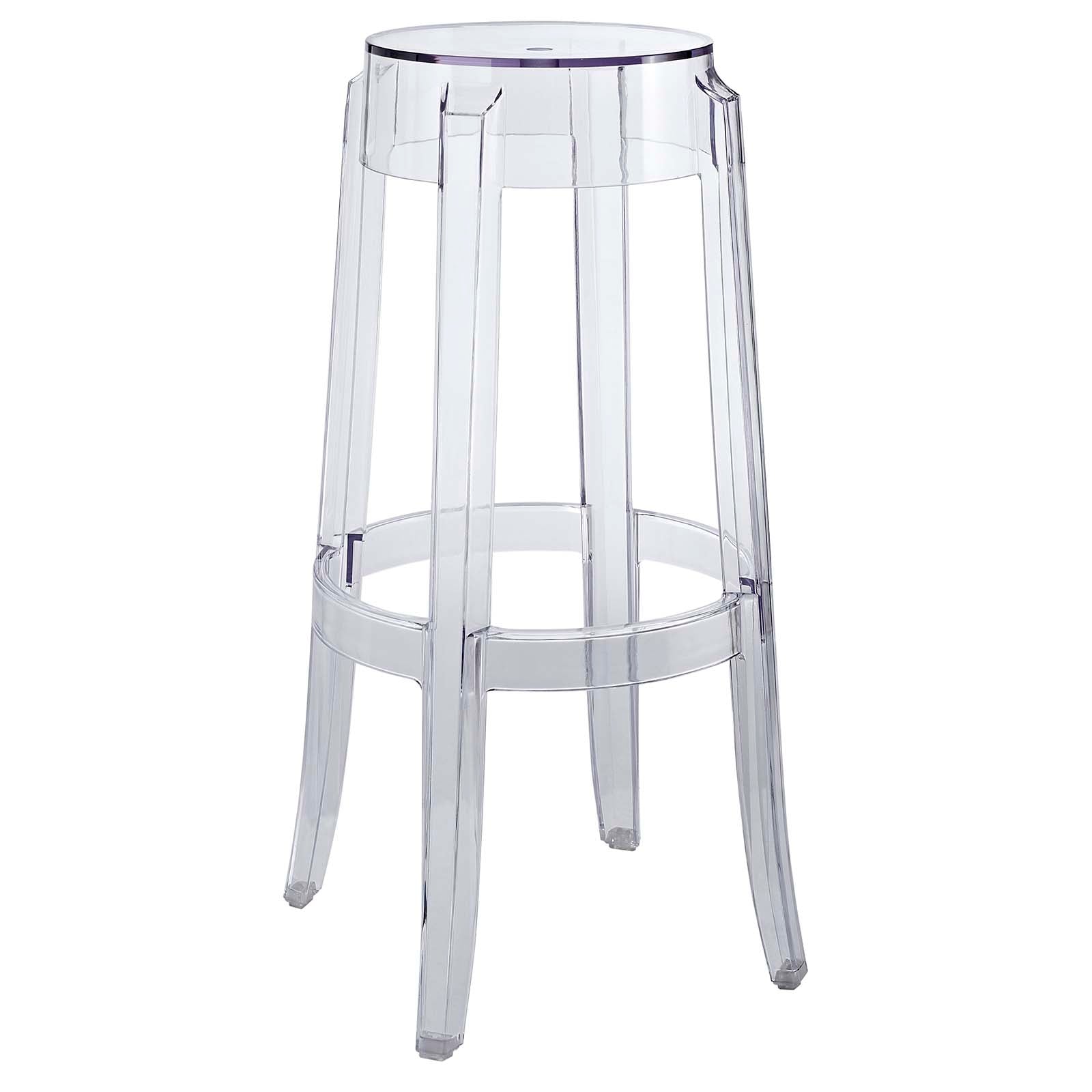 Modway Barstools - Casper Bar Stool Clear