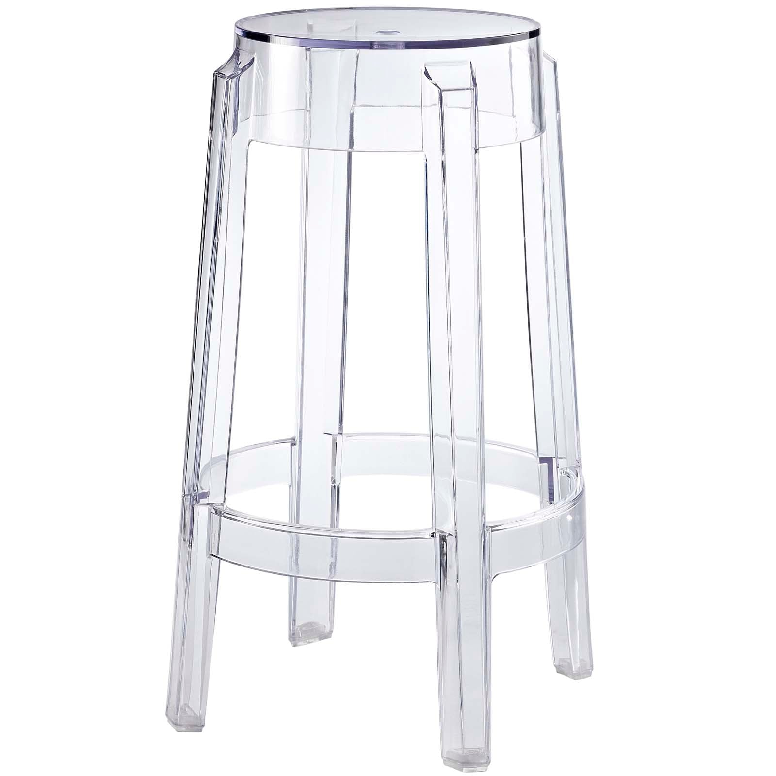 Modway Barstools - Casper Counter Stool Clear