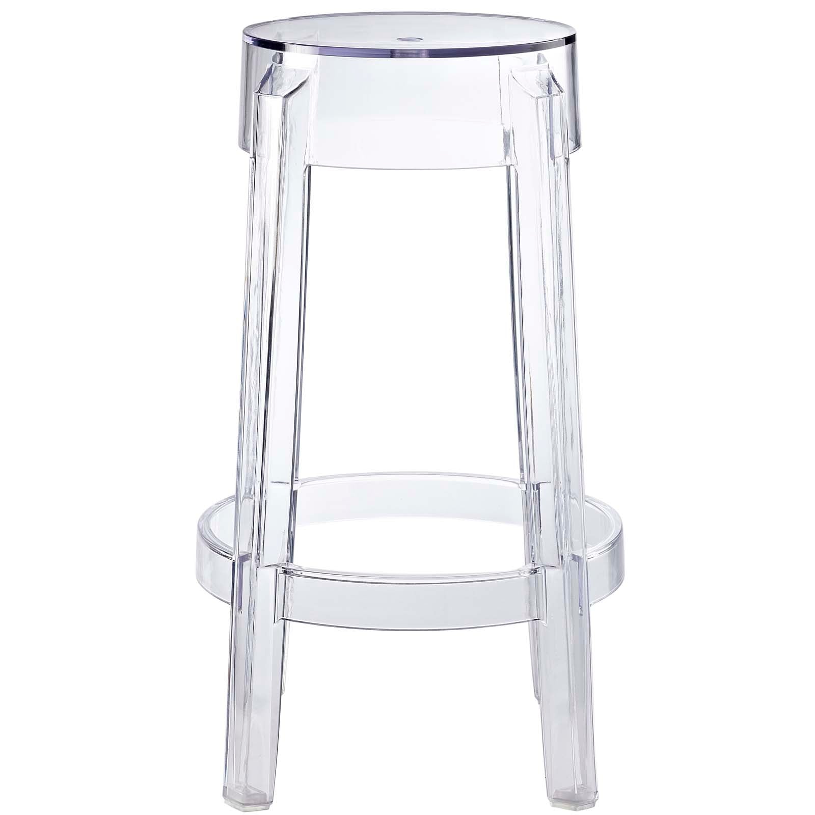Modway Barstools - Casper Counter Stool Clear