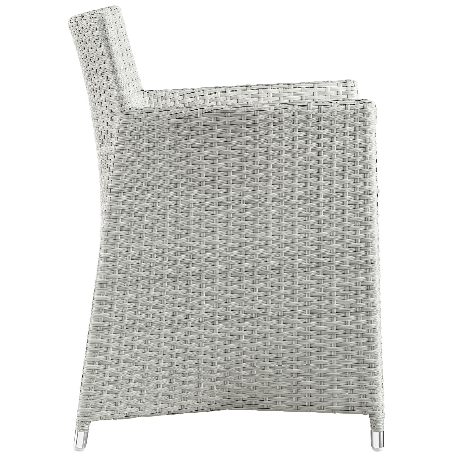 Modway Outdoor Dining Sets - Junction 7 Piece Outdoor Patio Dining Set Gray White