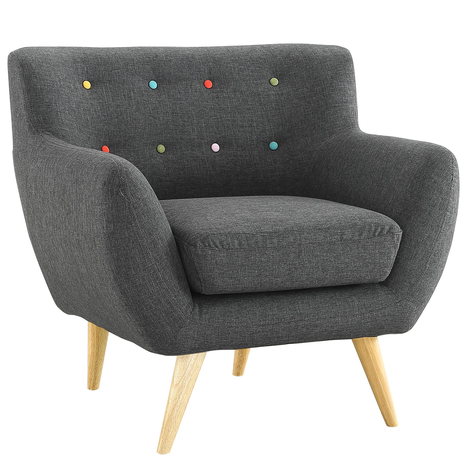 Modway Living Room Sets - Remark 2 Piece Living Room Set Gray