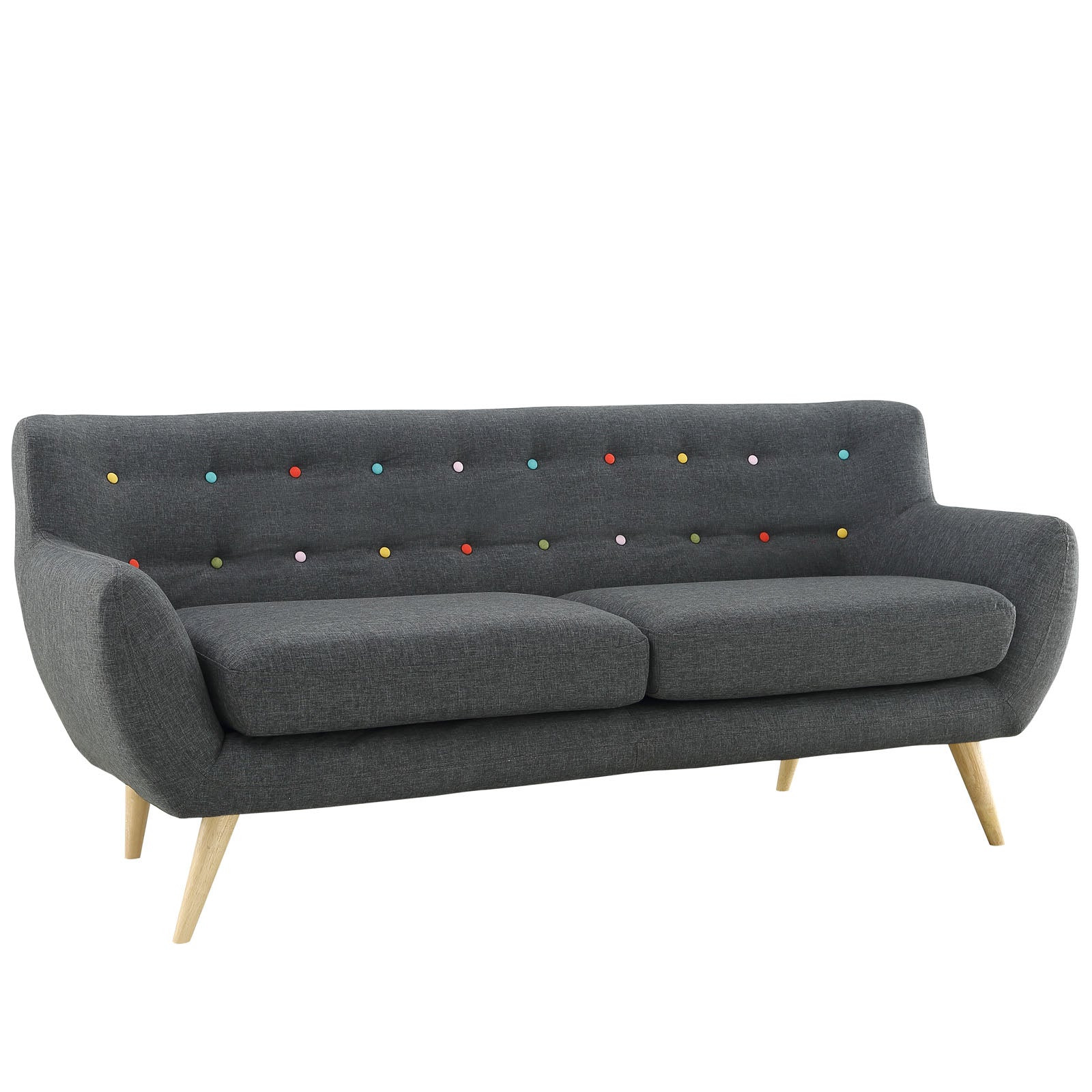 Modway Living Room Sets - Remark 2 Piece Living Room Set Gray