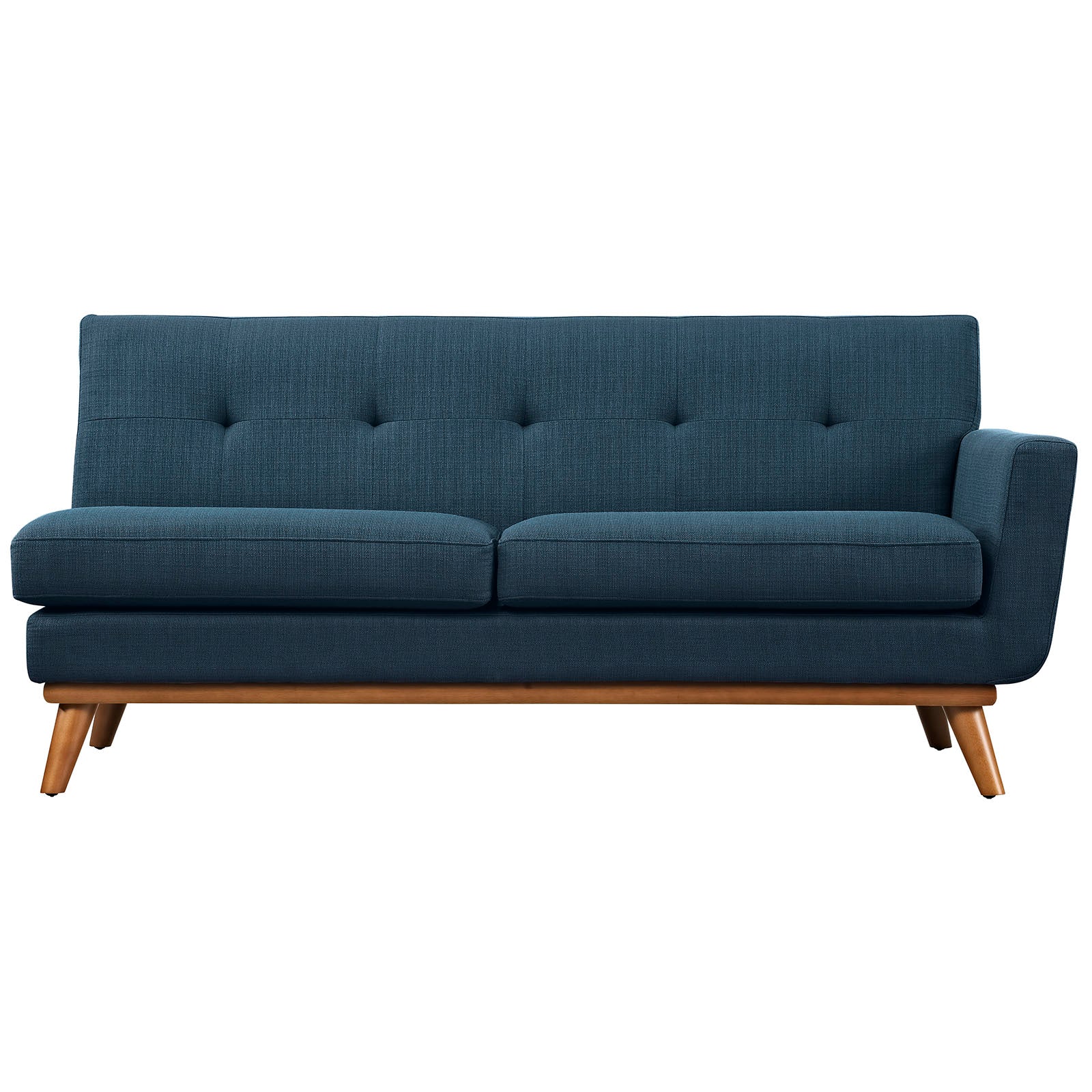 Modway Loveseats - Engage Right-Arm Upholstered Fabric Loveseat Azure