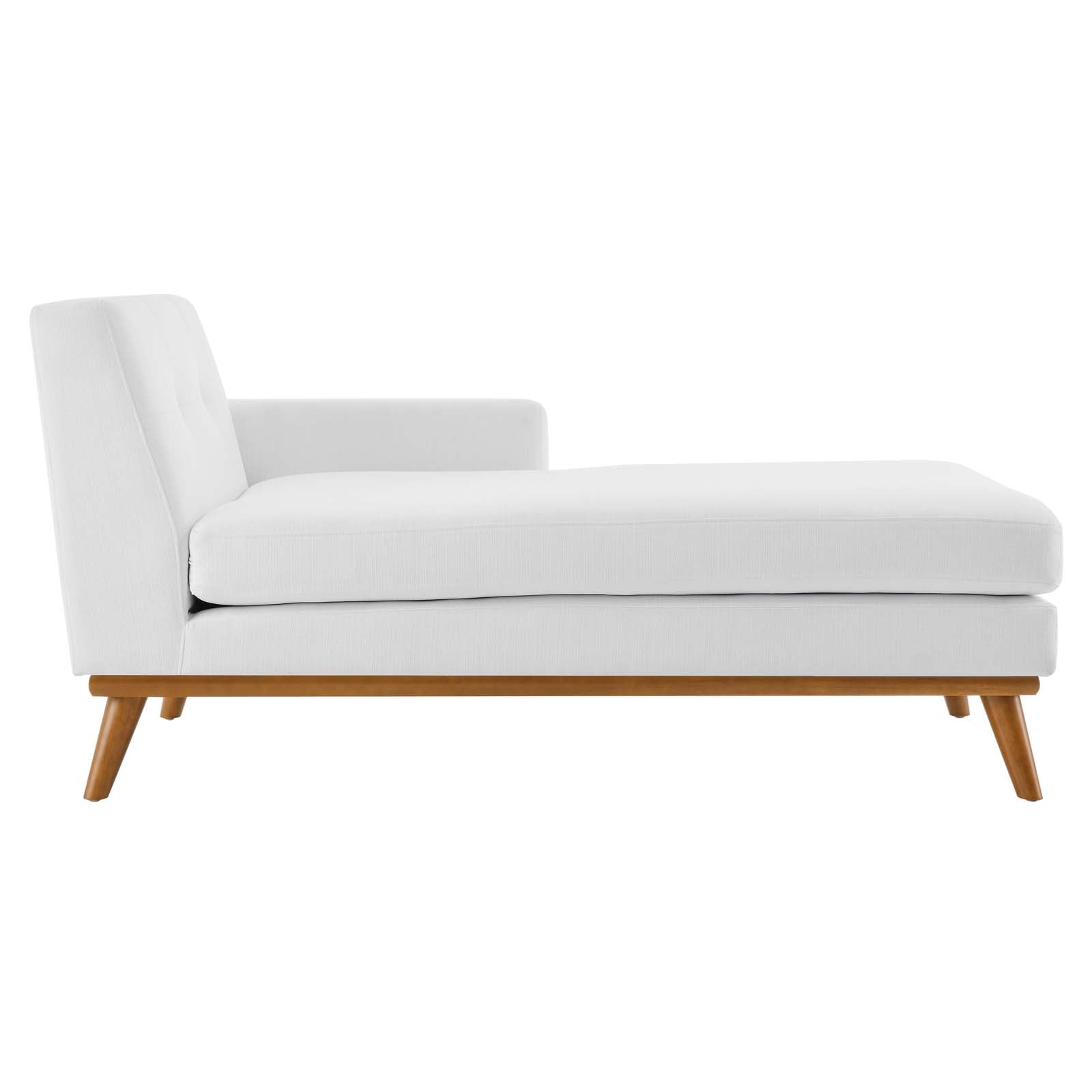 Modway Sleepers & Futons - Engage Right-Facing Upholstered Fabric Chaise White
