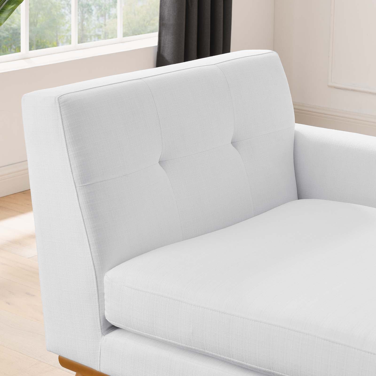 Modway Sleepers & Futons - Engage Right-Facing Upholstered Fabric Chaise White