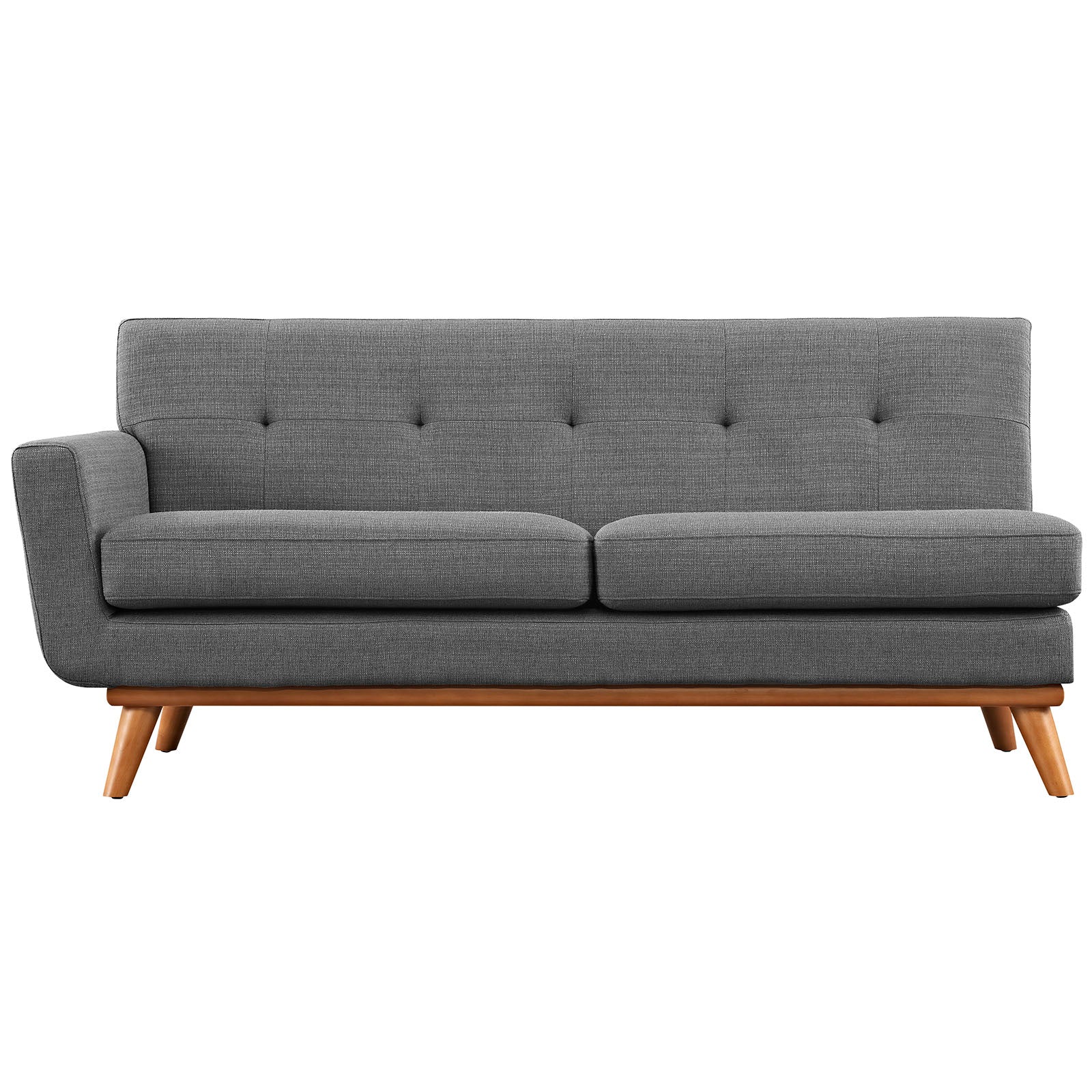 Modway Loveseats - Engage Left-Arm Loveseat Gray