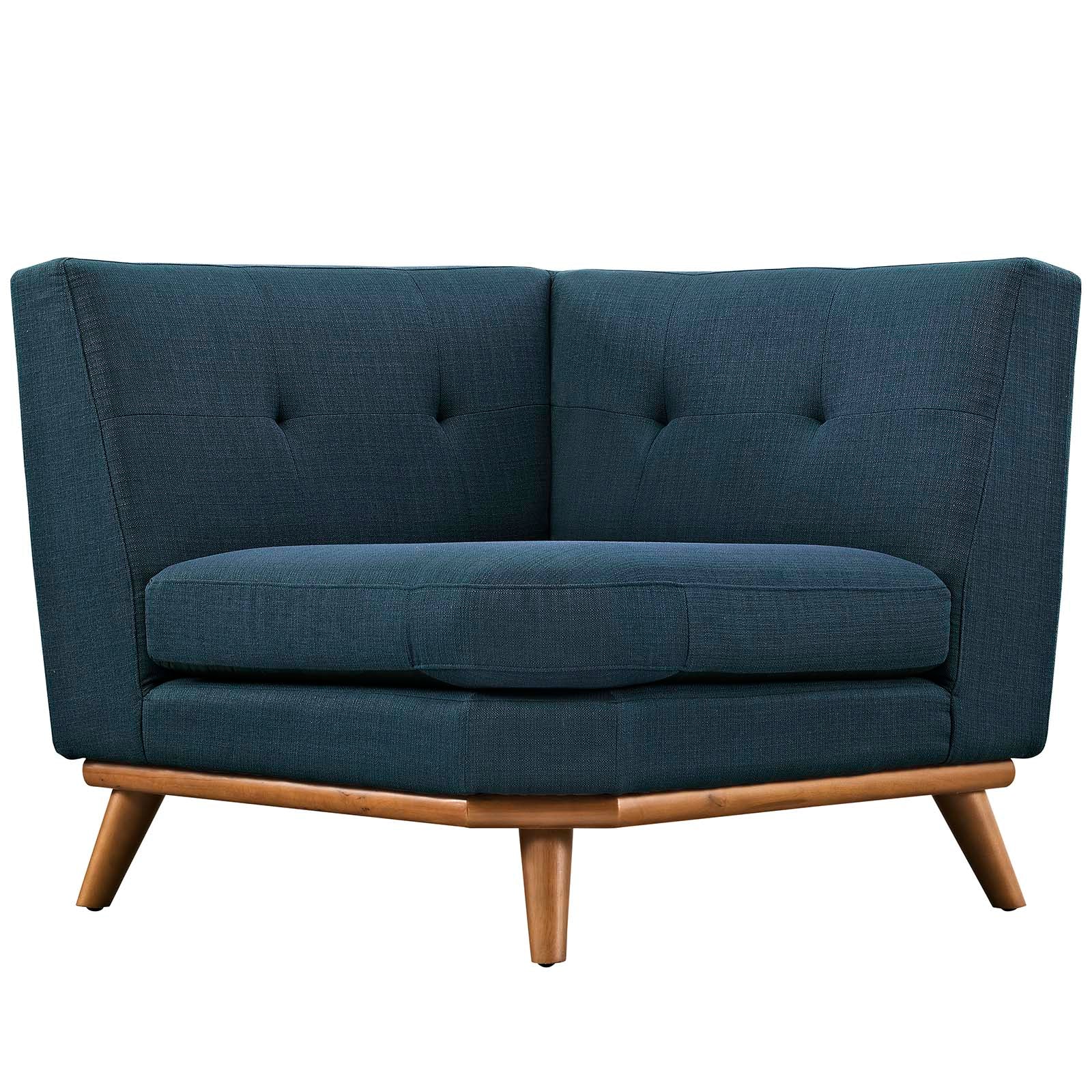 Modway Accent Chairs - Engage Corner Chair Azure