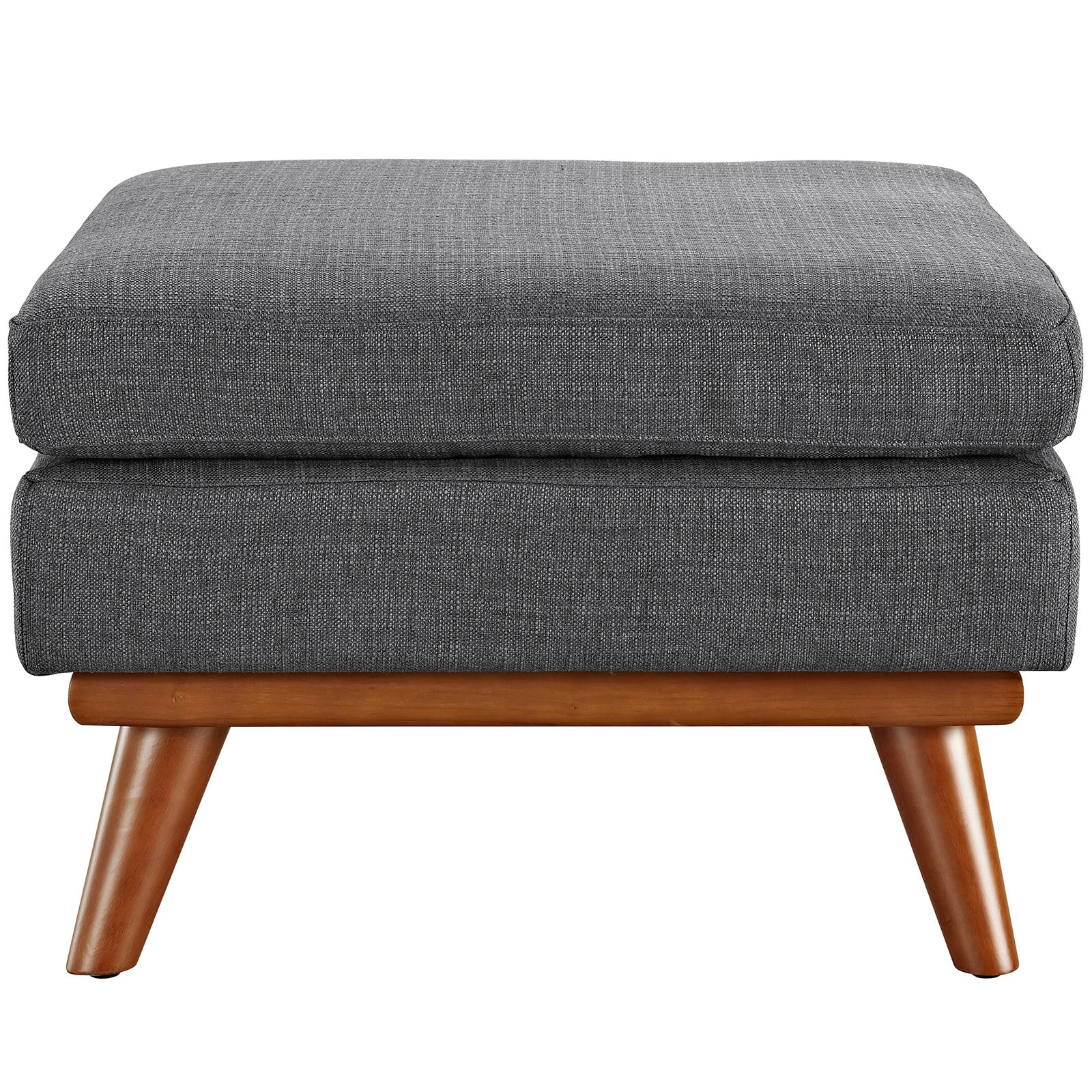 Modway Ottomans & Stools - Engage Upholstered Fabric Ottoman Gray
